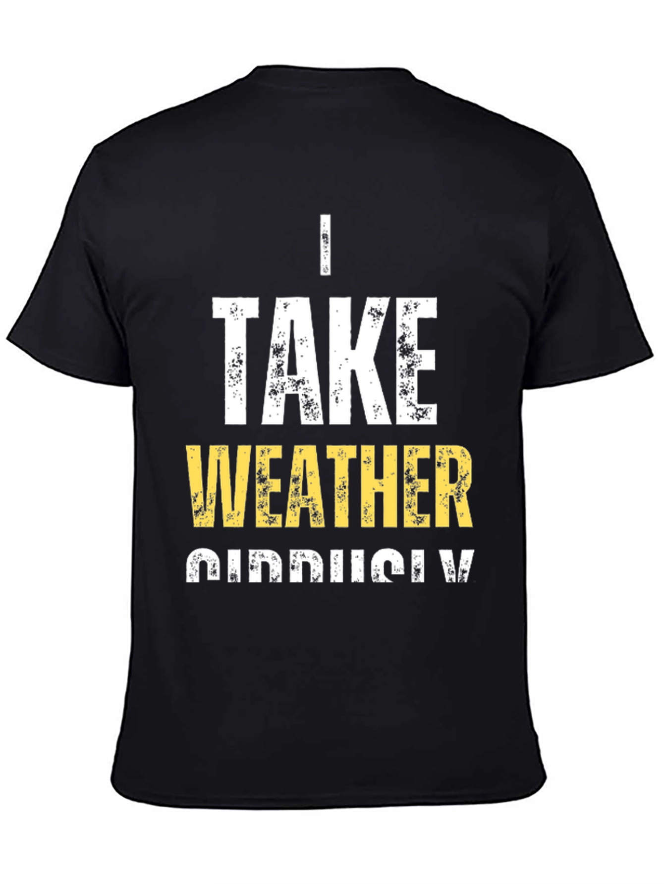 Funny Weather Pun T-Shirt - I Take Weather Seriously