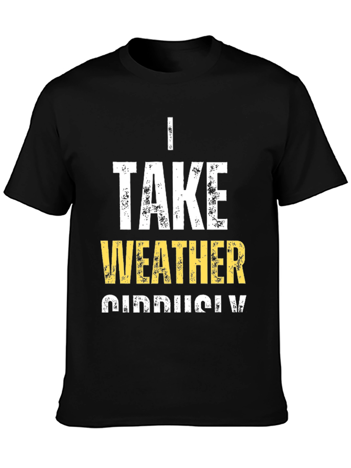 Funny Weather Pun T-Shirt - I Take Weather Seriously