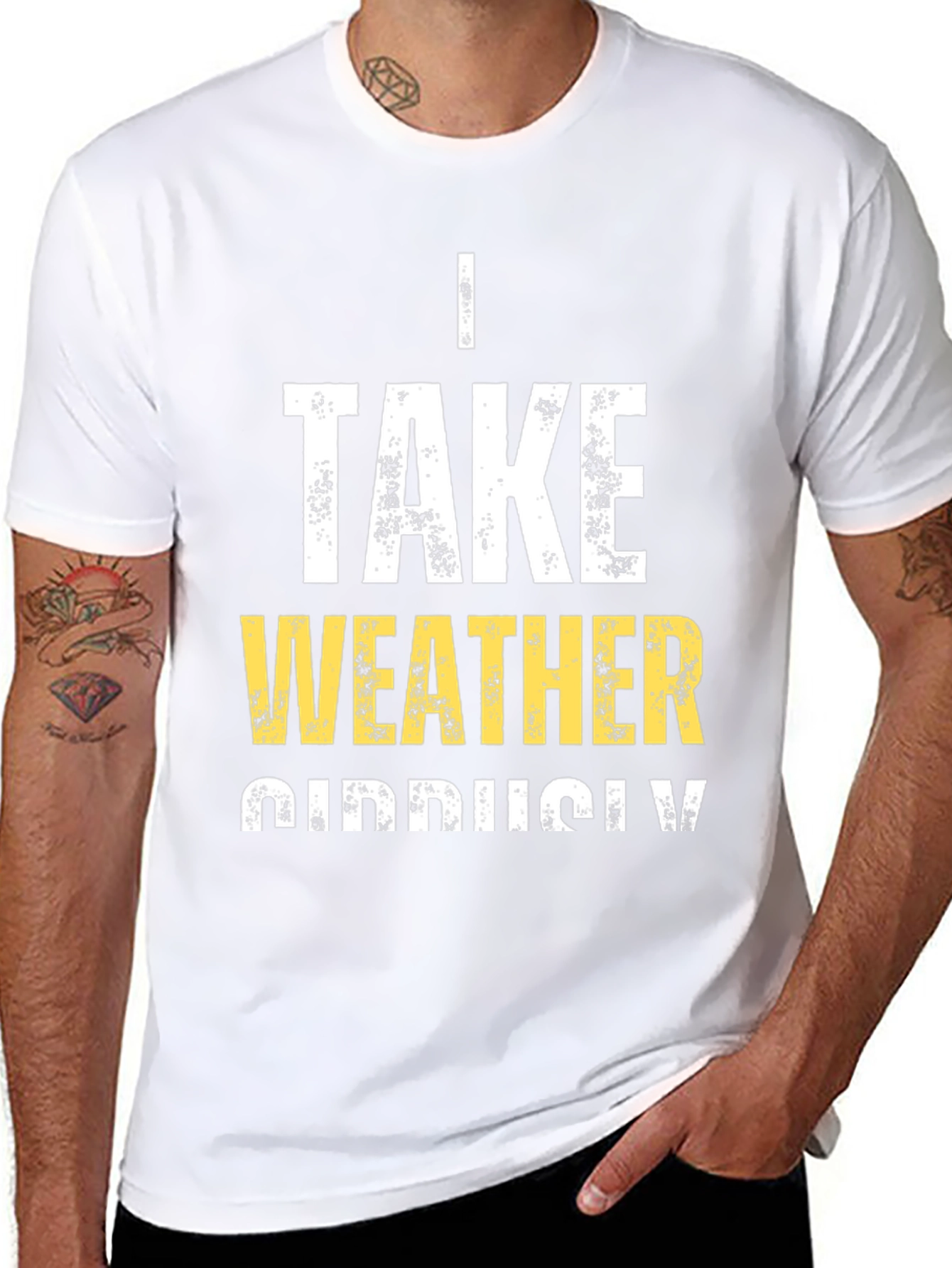 Funny Weather Pun T-Shirt - I Take Weather Seriously