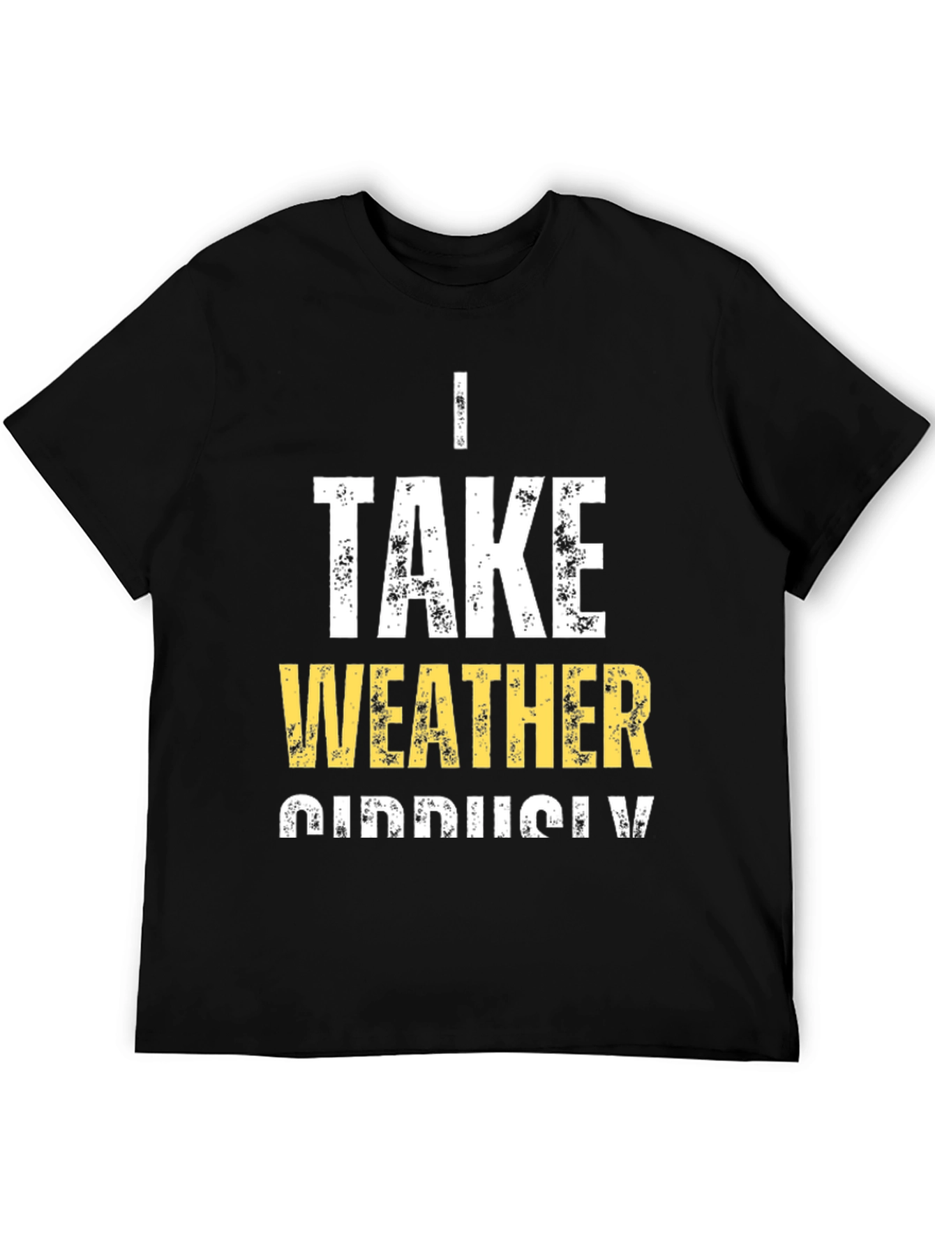 Funny Weather Pun T-Shirt - I Take Weather Seriously