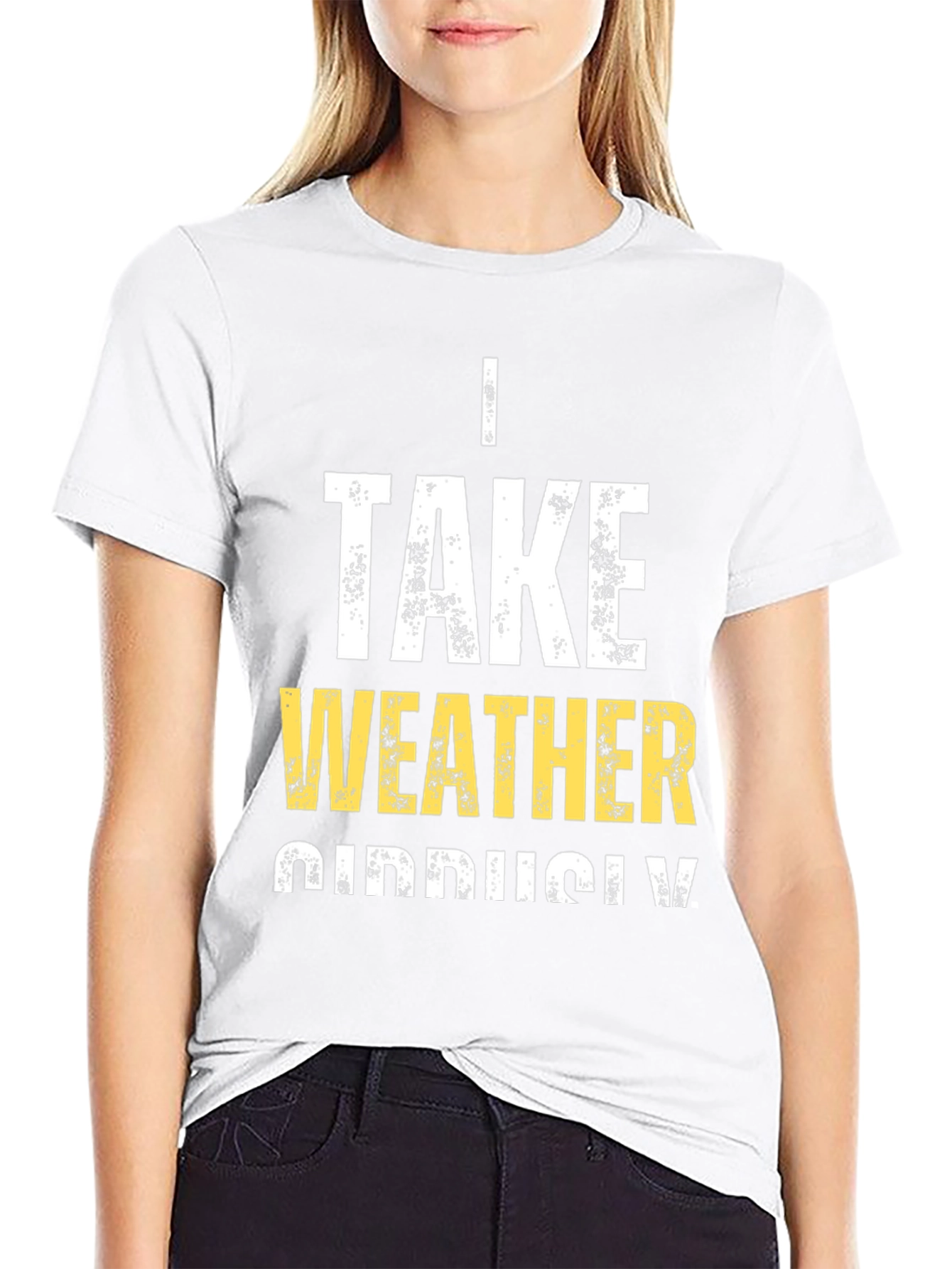 Funny Weather Pun T-Shirt - I Take Weather Seriously
