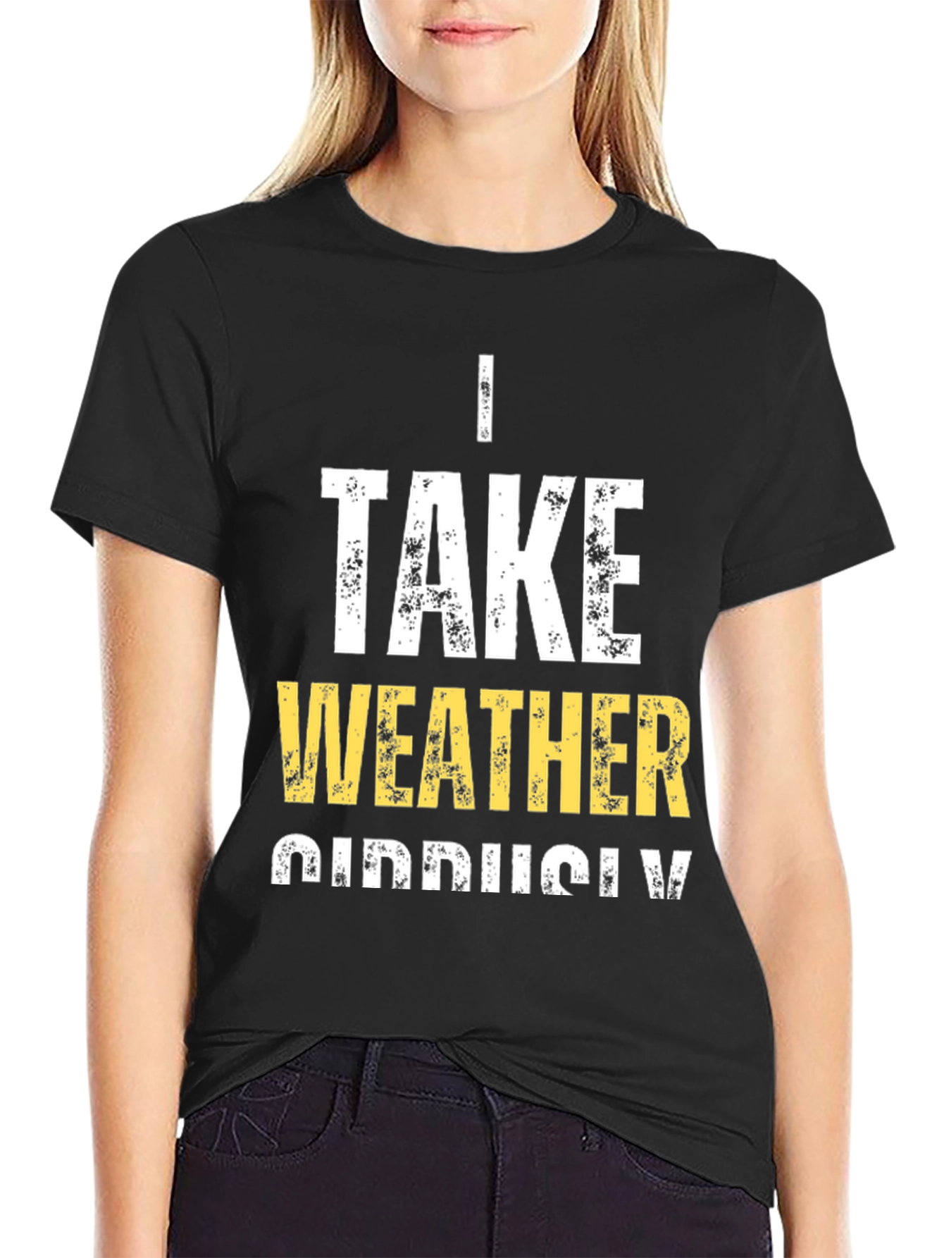 Funny Weather Pun T-Shirt - I Take Weather Seriously