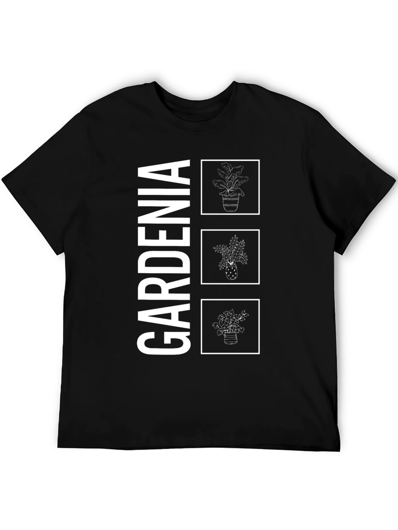 Gardenia Plant Graphic T-Shirt - Botanical Style