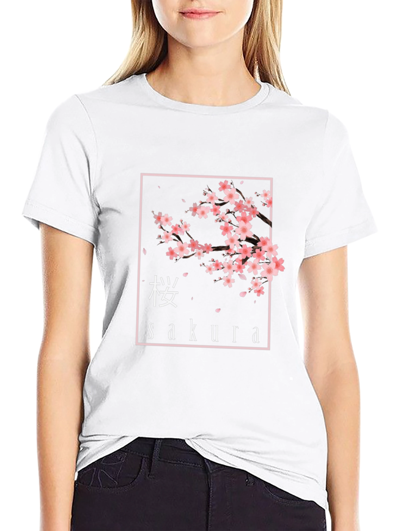 Sakura Graphic Tee - Japanese Cherry Blossom T-Shirt