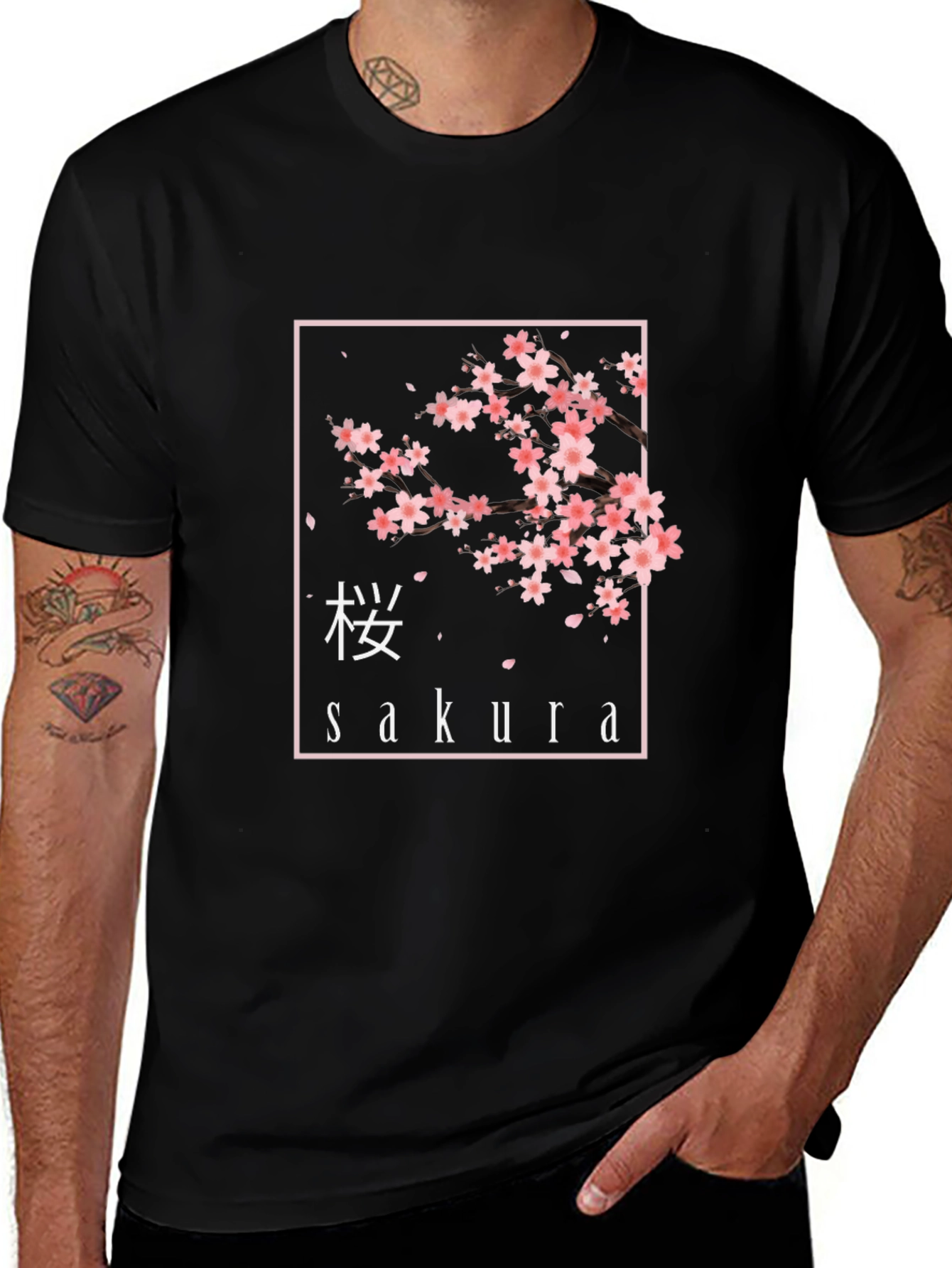 Sakura Graphic Tee - Japanese Cherry Blossom T-Shirt