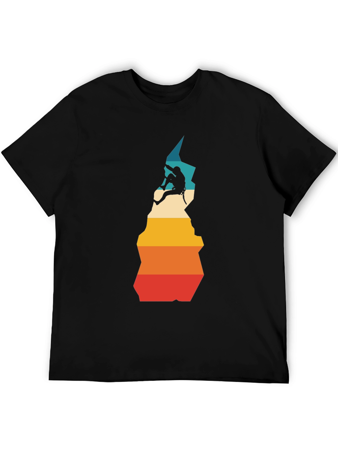 Climbing Retro Style T-Shirt