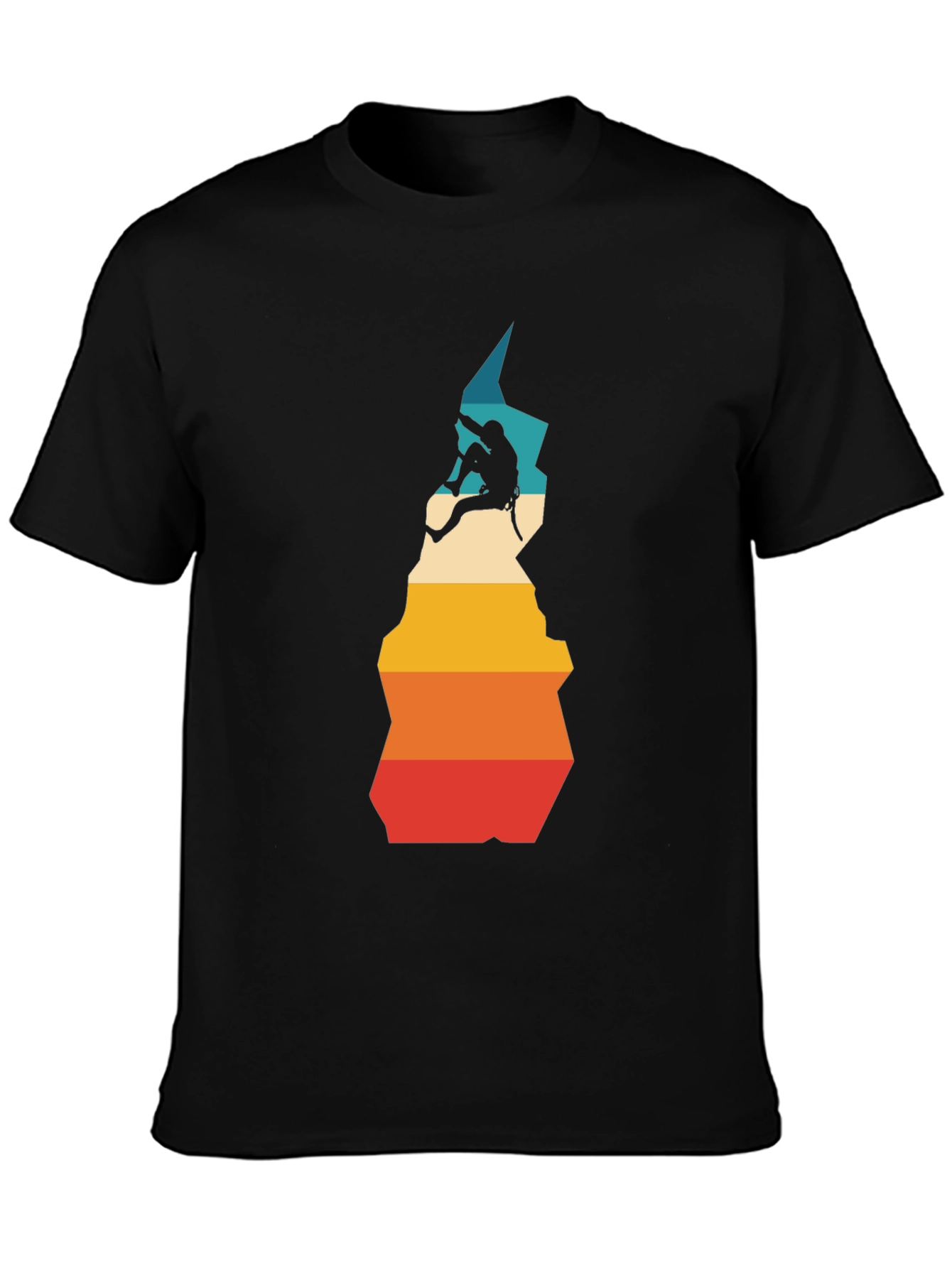Climbing Retro Style T-Shirt