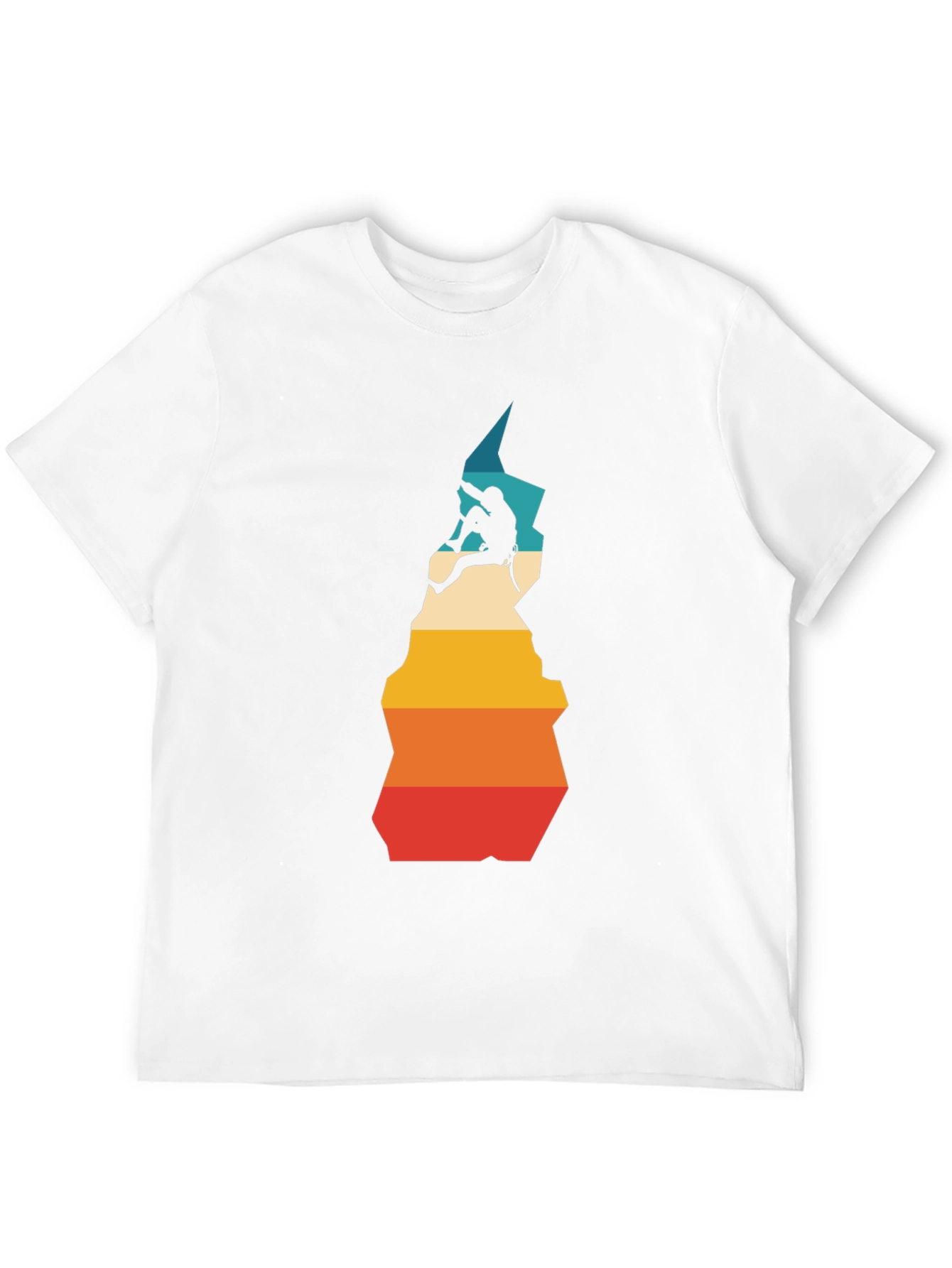 Climbing Retro Style T-Shirt