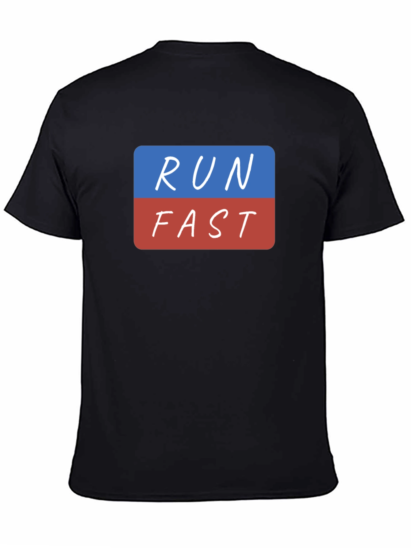 Run Fast T-Shirt - Black Graphic Tee