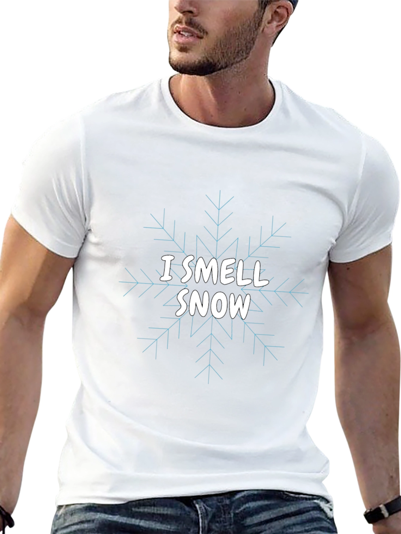 I Smell Snow T-Shirt - Winter Holiday Tee