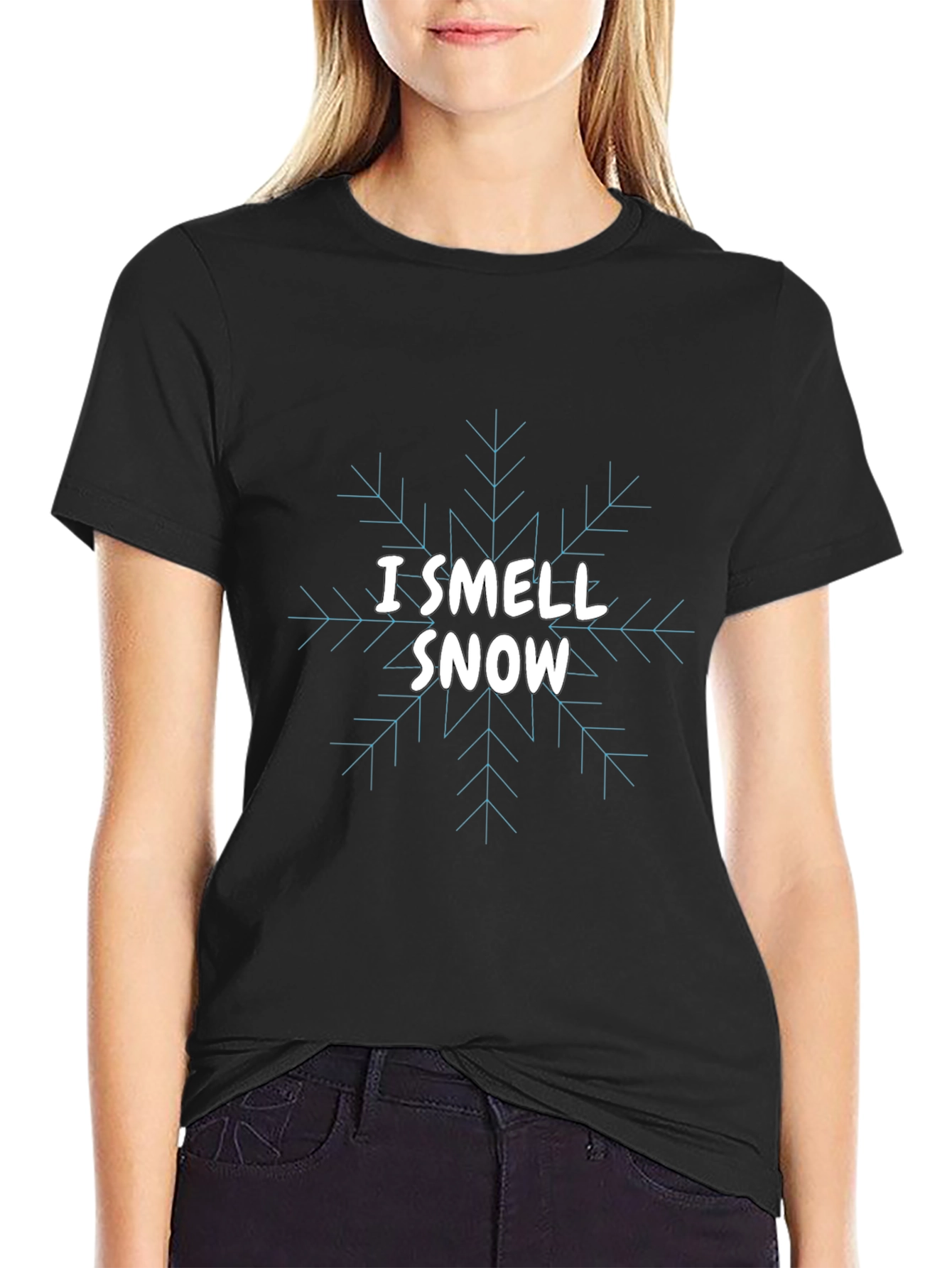 I Smell Snow T-Shirt - Winter Holiday Tee