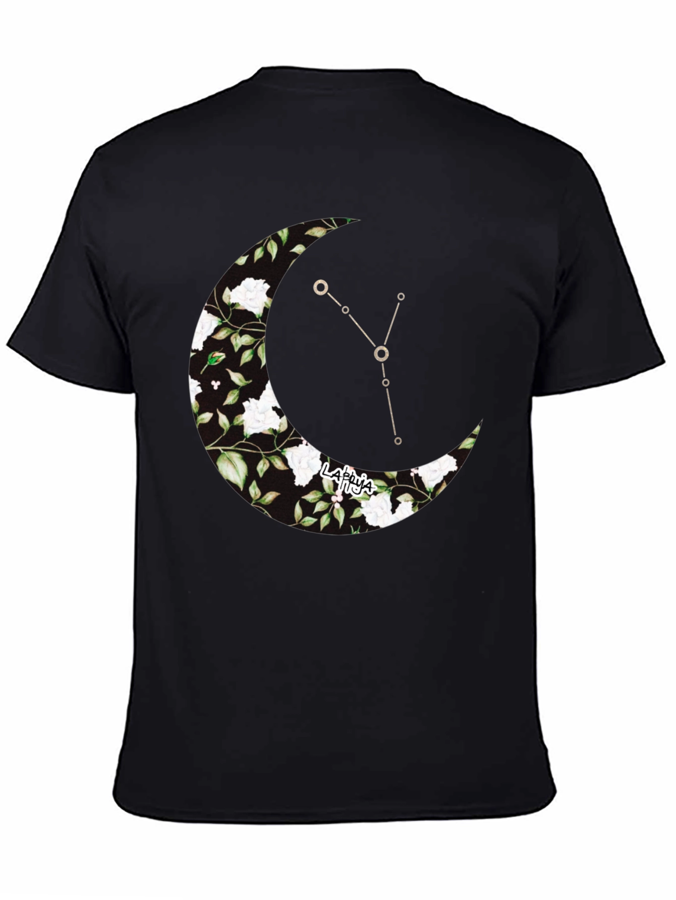 Crescent Moon Constellation Graphic T-Shirt