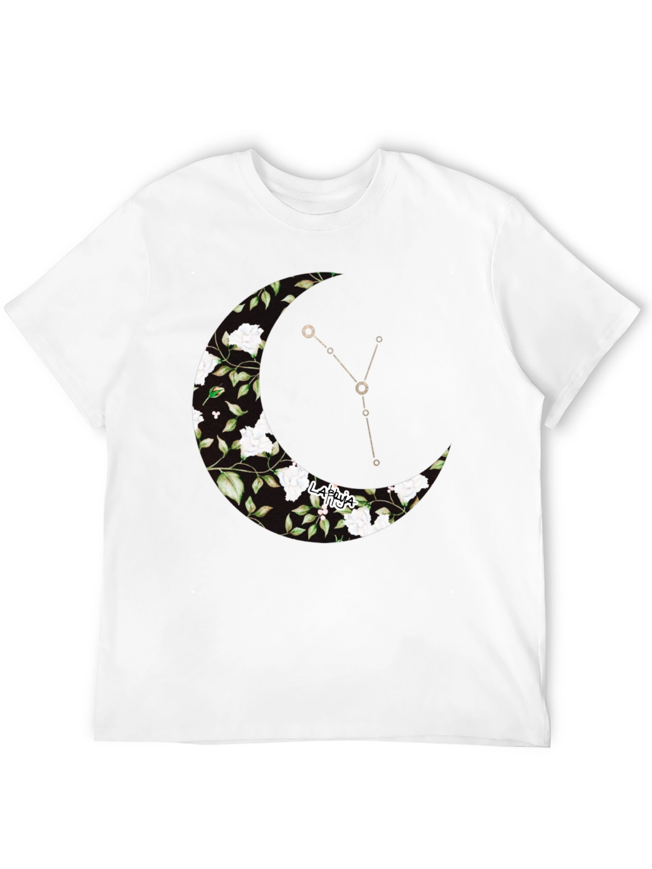 Crescent Moon Constellation Graphic T-Shirt