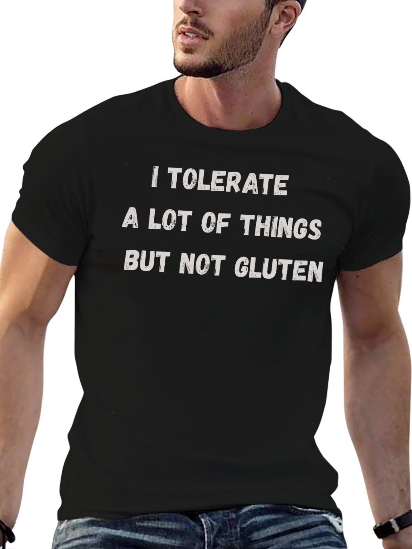Gluten Intolerance Graphic Tee - I Tolerate a Lot!
