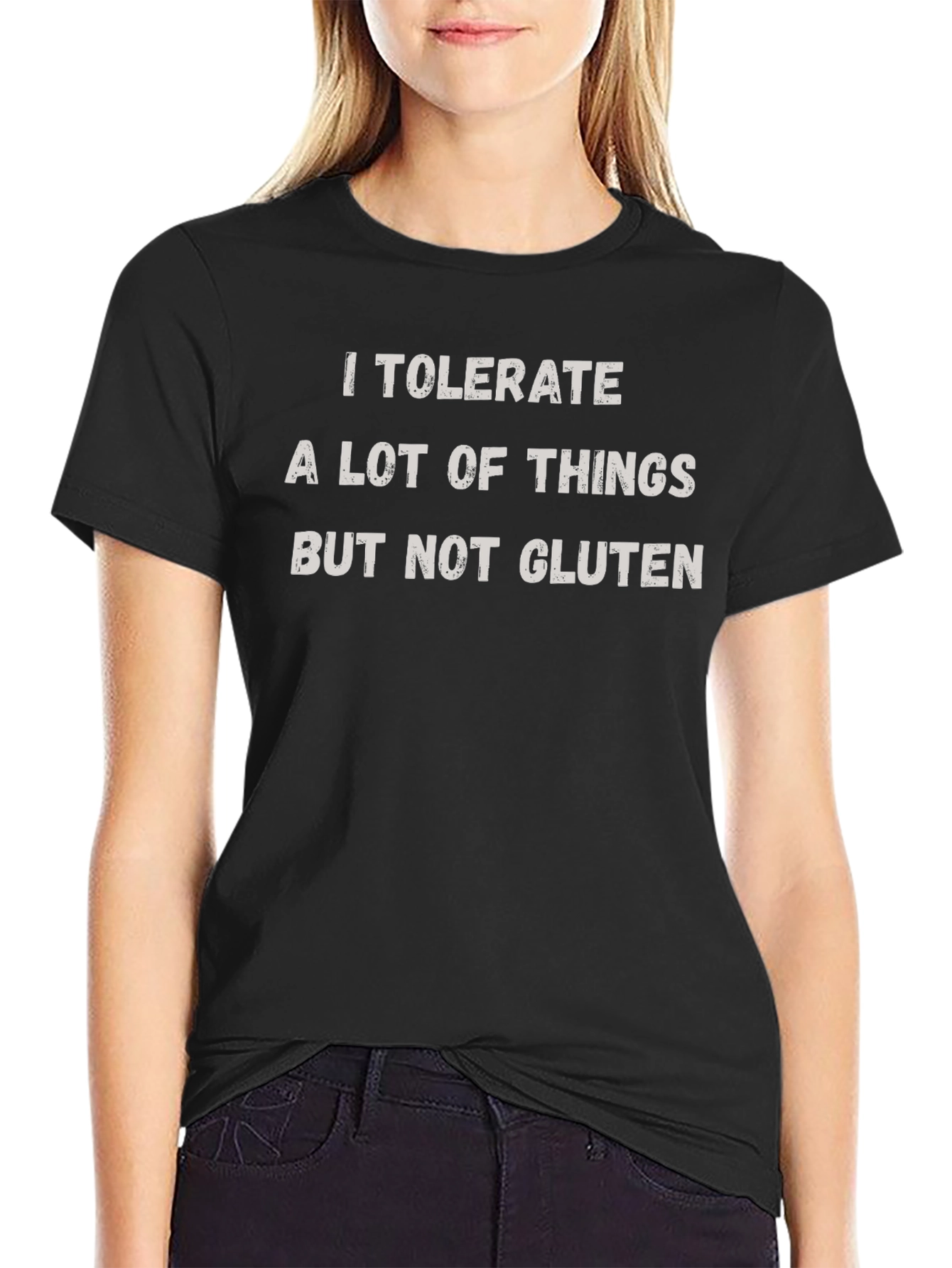 Gluten Intolerance Graphic Tee - I Tolerate a Lot!