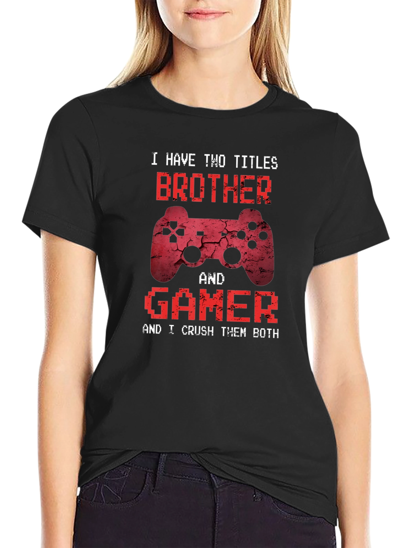 Brother & Gamer T-Shirt - Funny Gaming Gift
