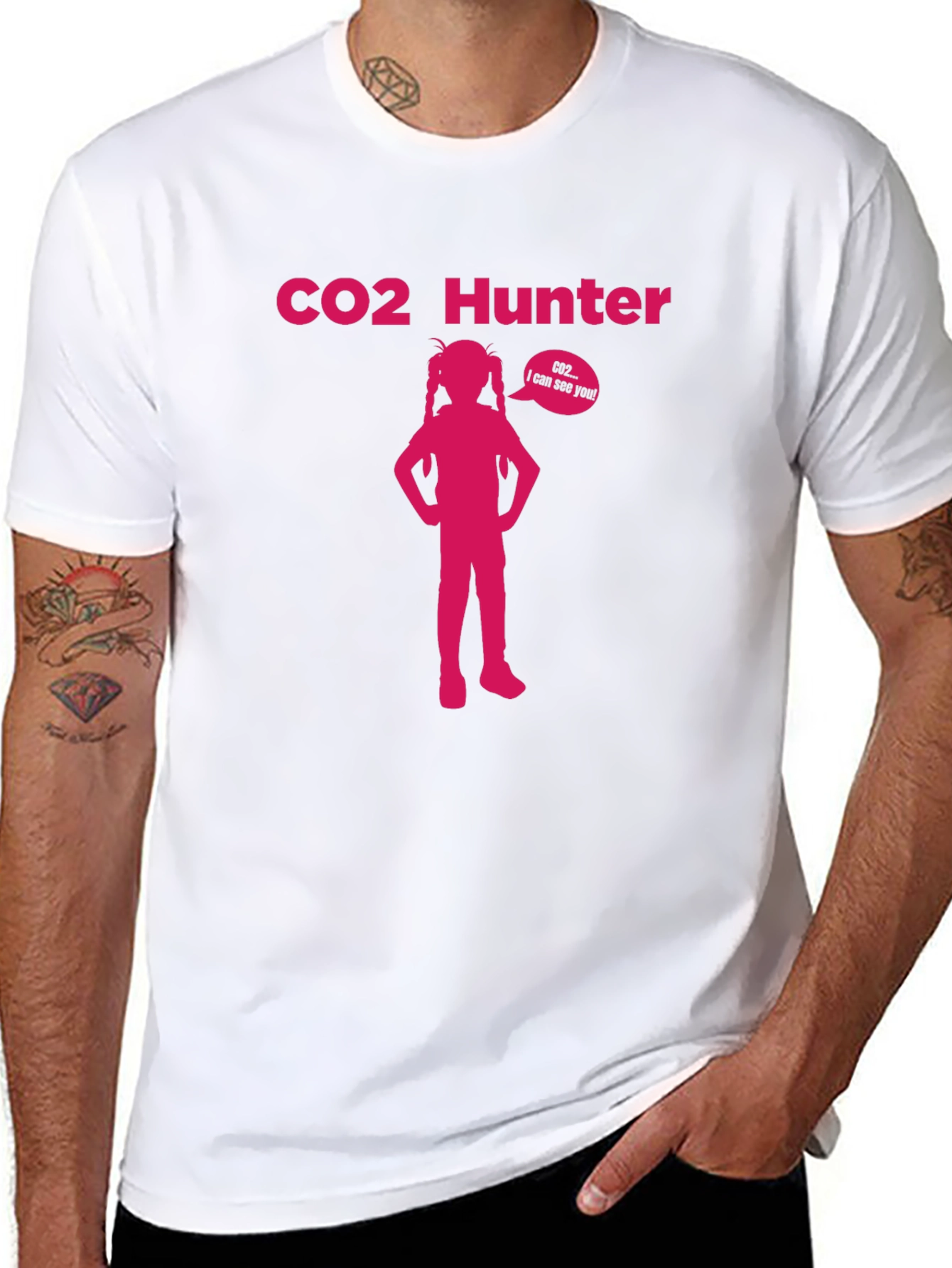 CO2 Hunter Graphic T-Shirt - Black
