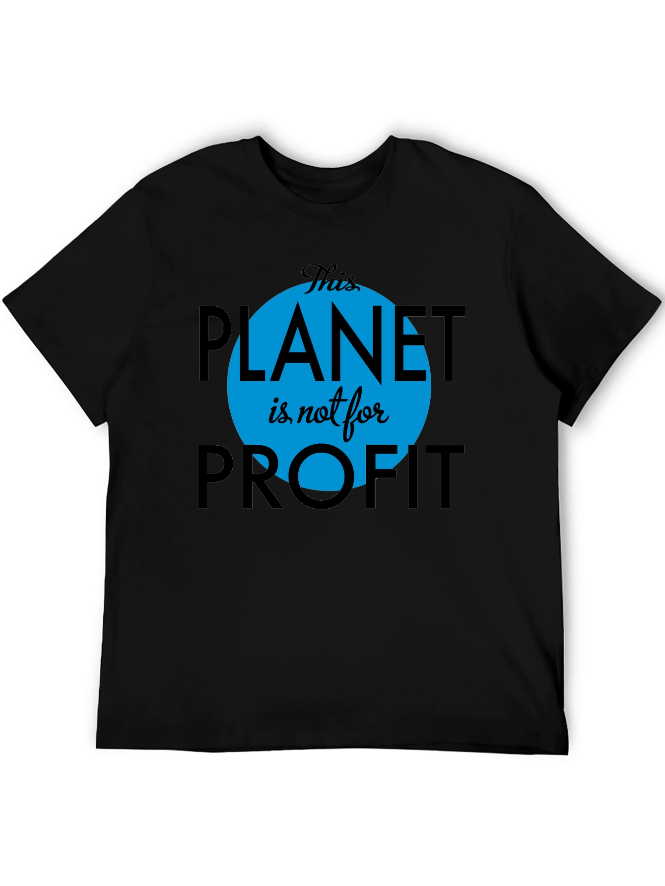 Planet Over Profit Graphic Tee - Eco-Conscious Style