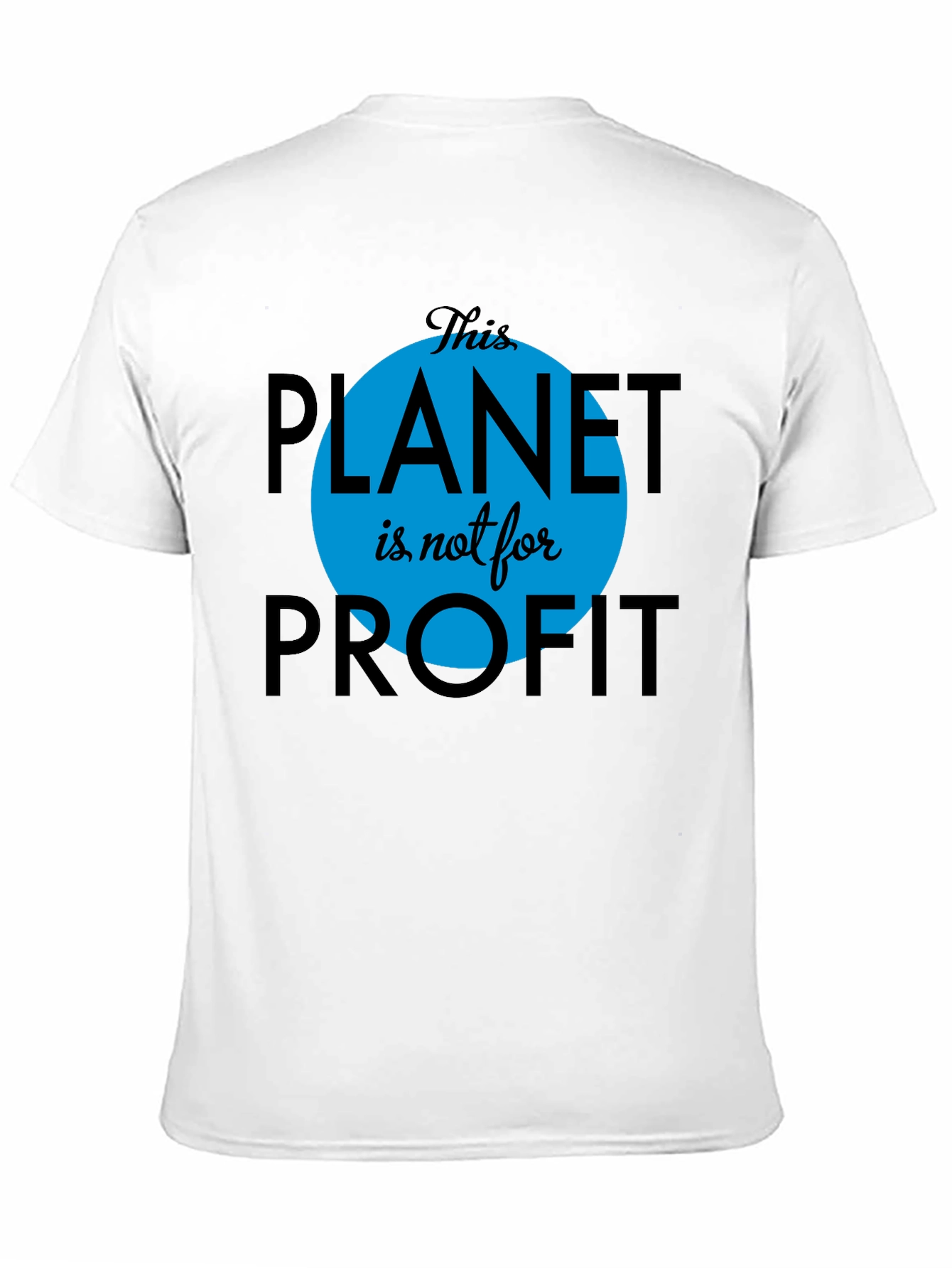 Planet Over Profit Graphic Tee - Eco-Conscious Style