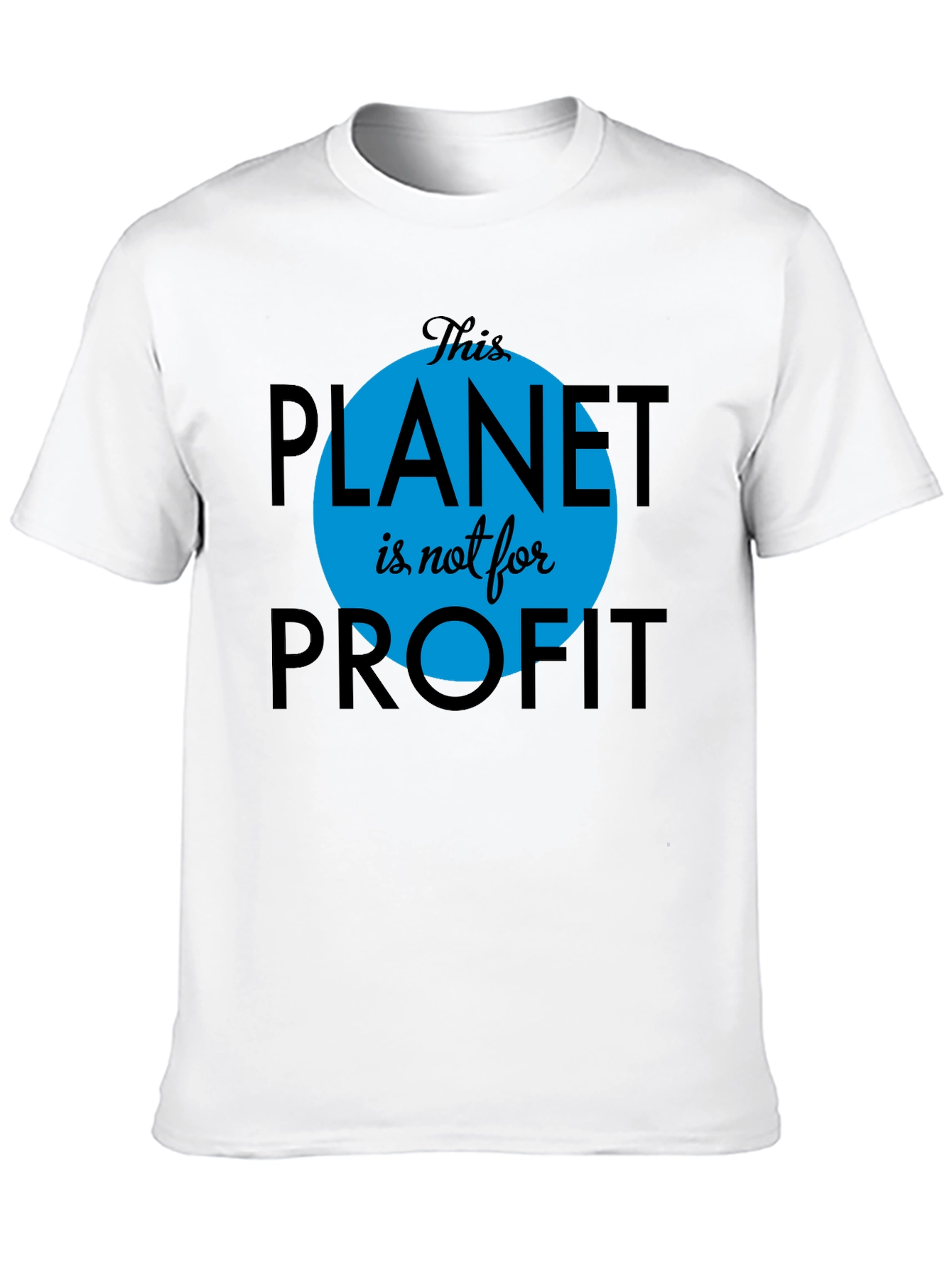 Planet Over Profit Graphic Tee - Eco-Conscious Style
