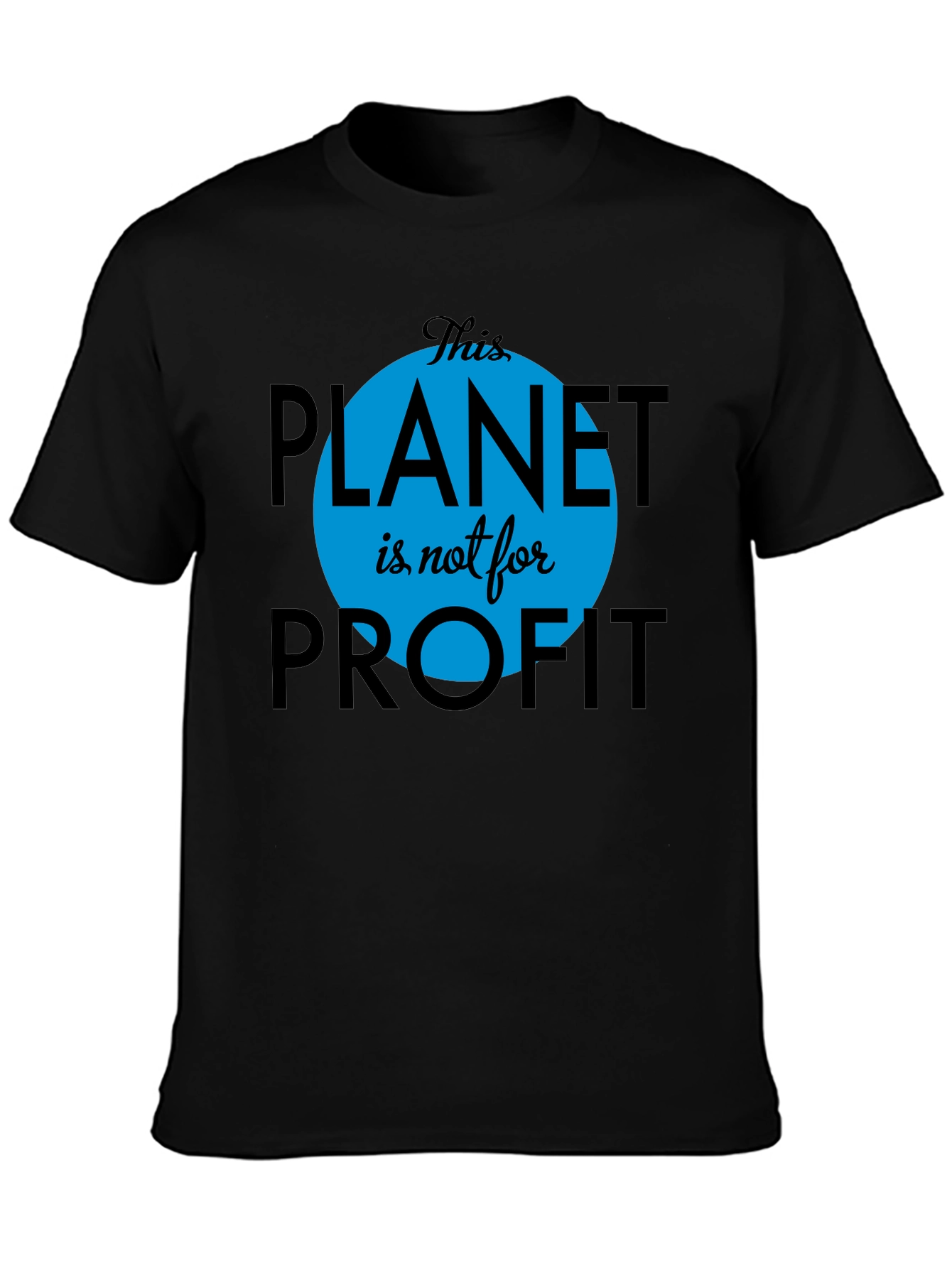 Planet Over Profit Graphic Tee - Eco-Conscious Style