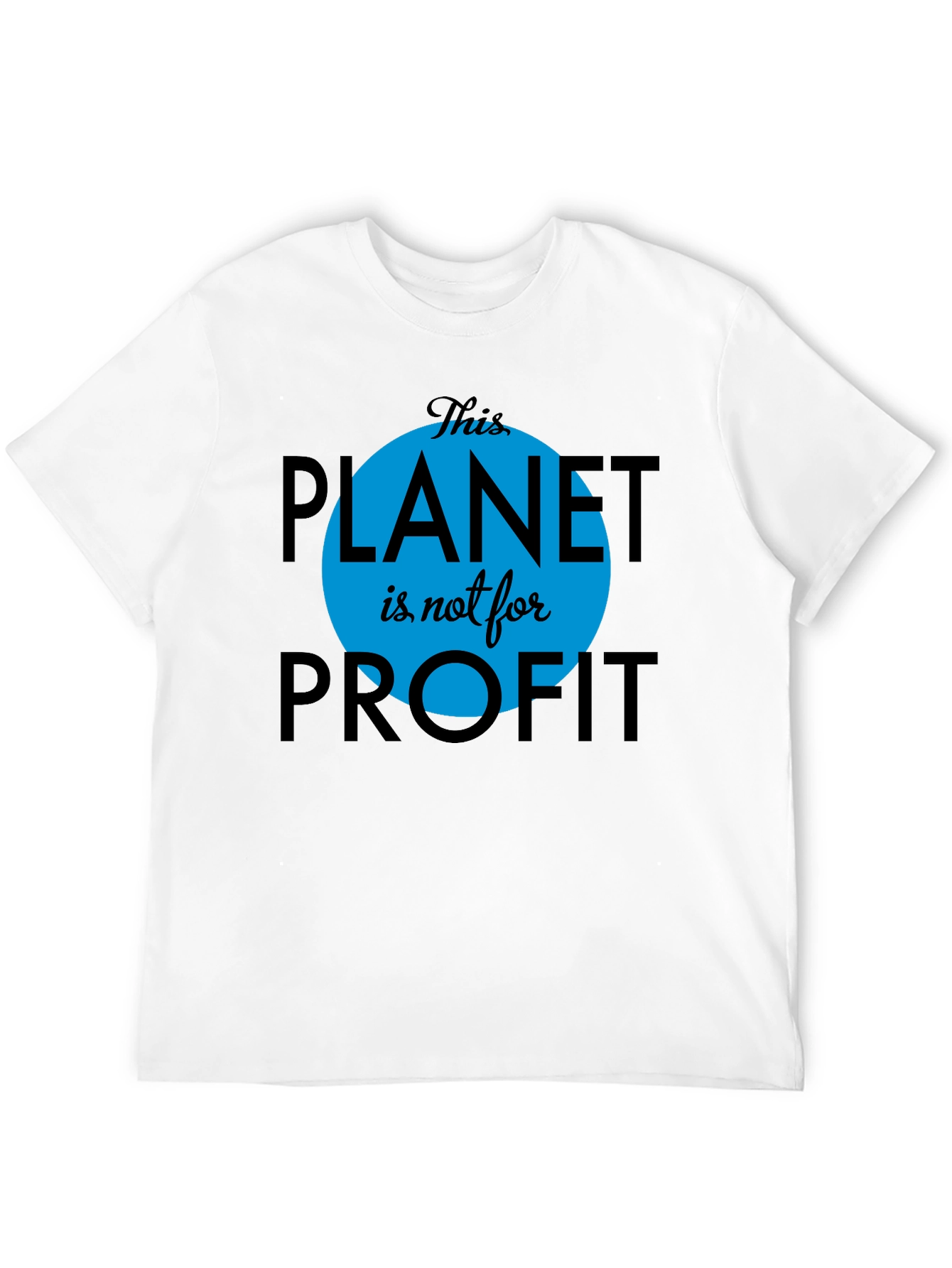 Planet Over Profit Graphic Tee - Eco-Conscious Style