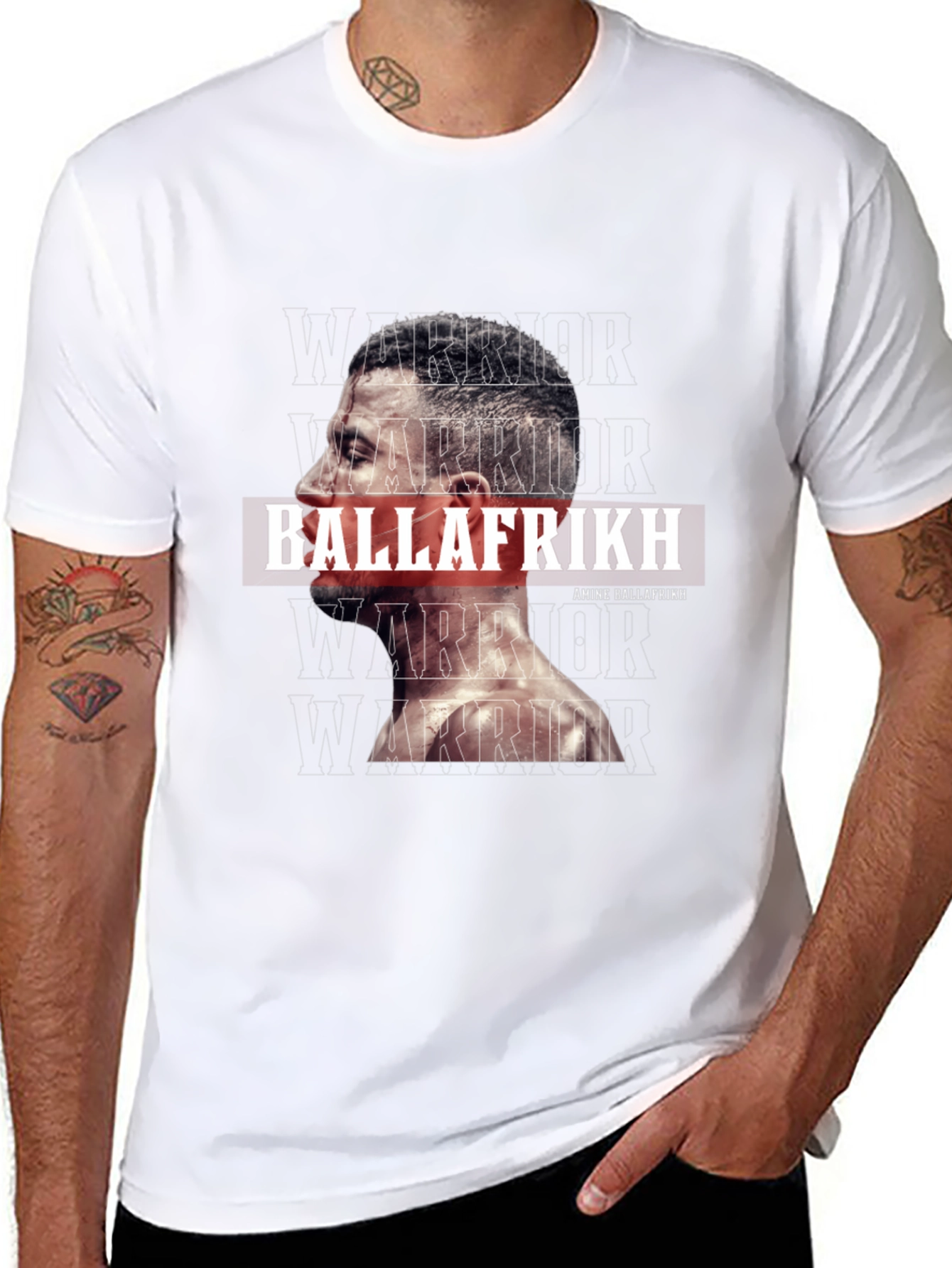 Amine Ballafrikh Warrior Graphic T-Shirt