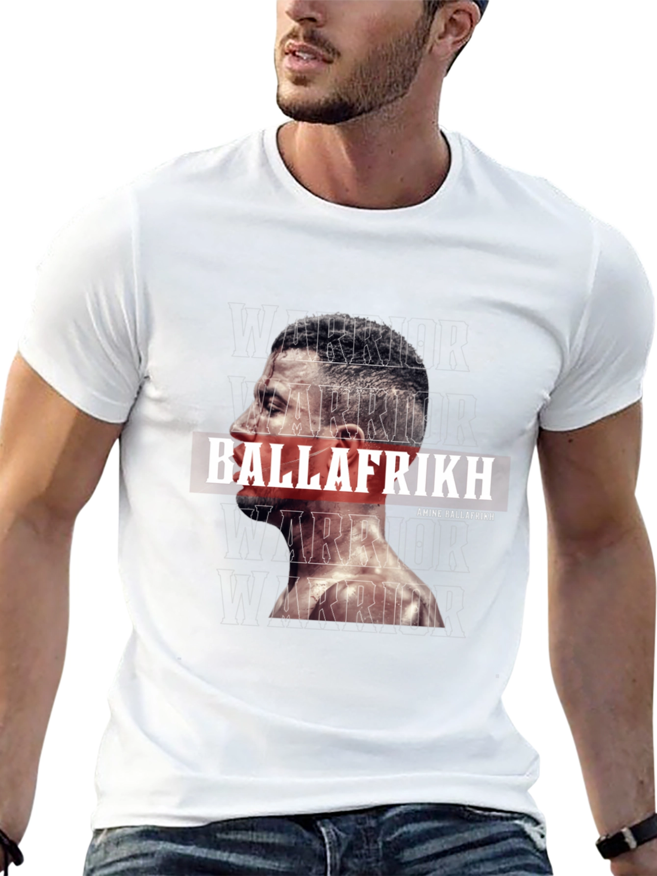 Amine Ballafrikh Warrior Graphic T-Shirt