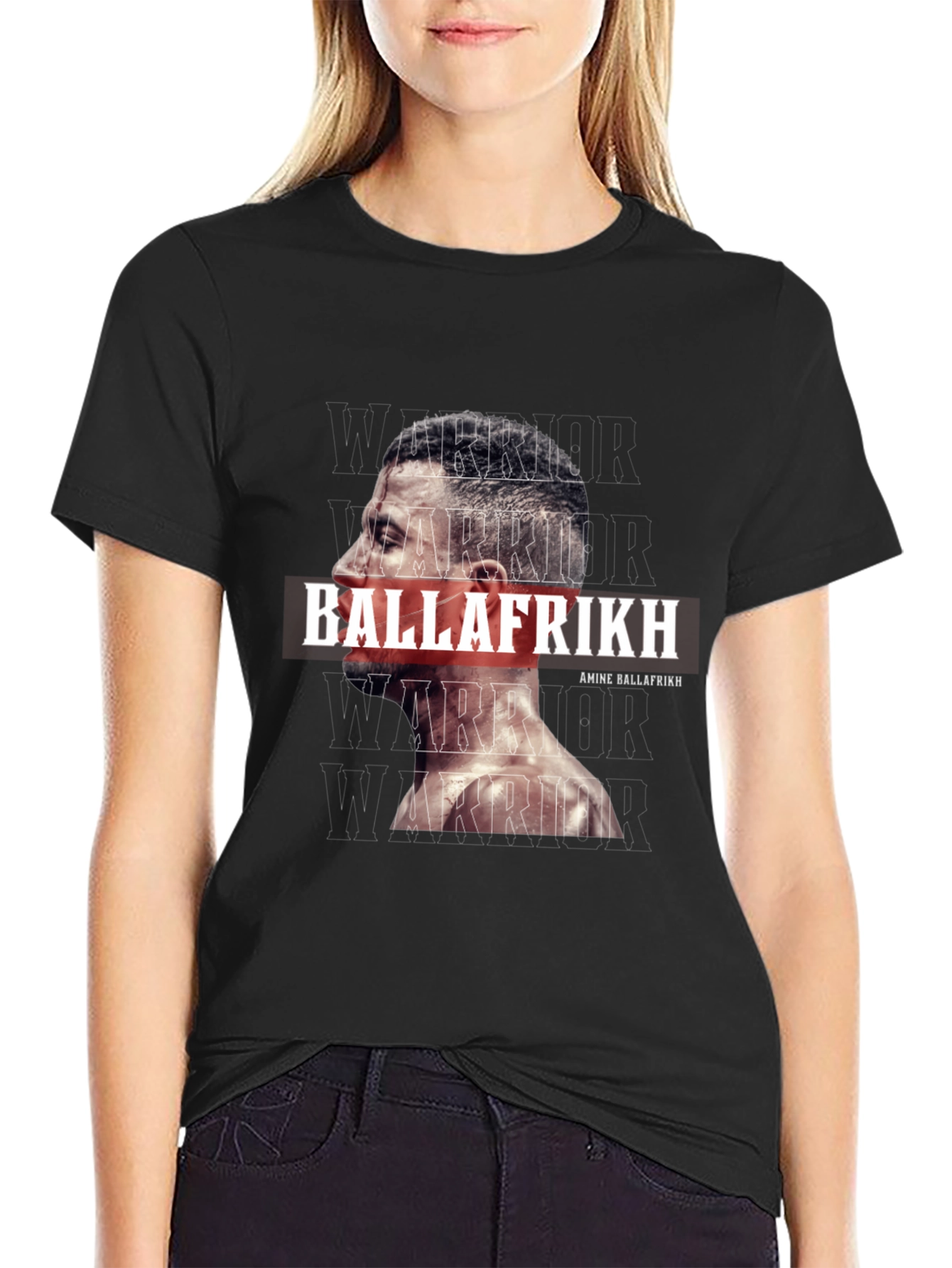 Amine Ballafrikh Warrior Graphic T-Shirt