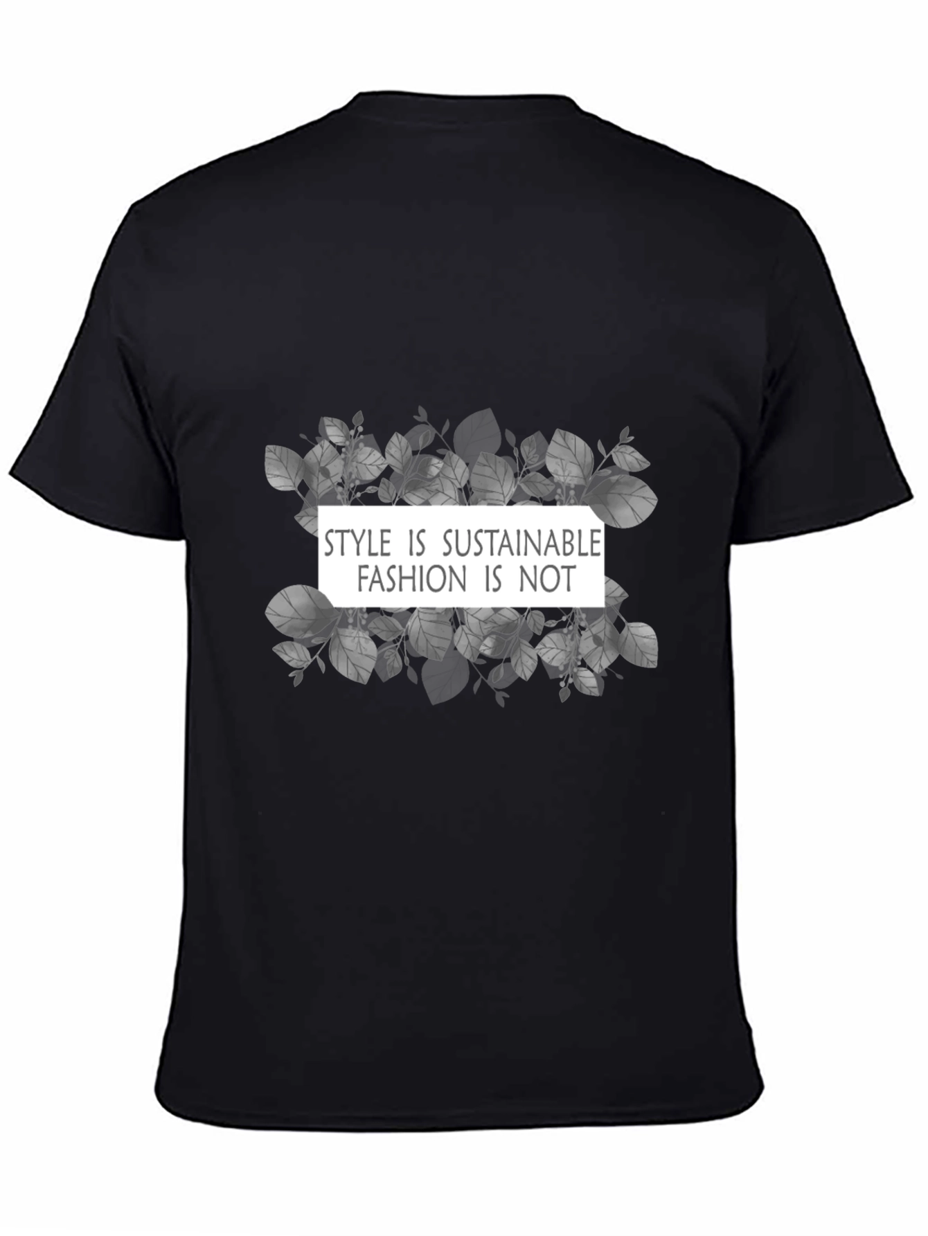 Sustainable Style Graphic Tee - Soft Cotton Blend