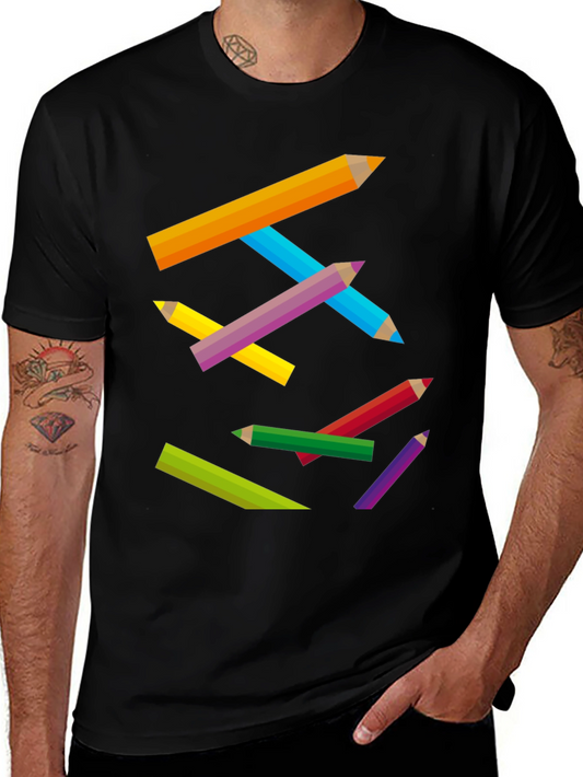 Colorful Pencils Graphic Tee - Artists Dream