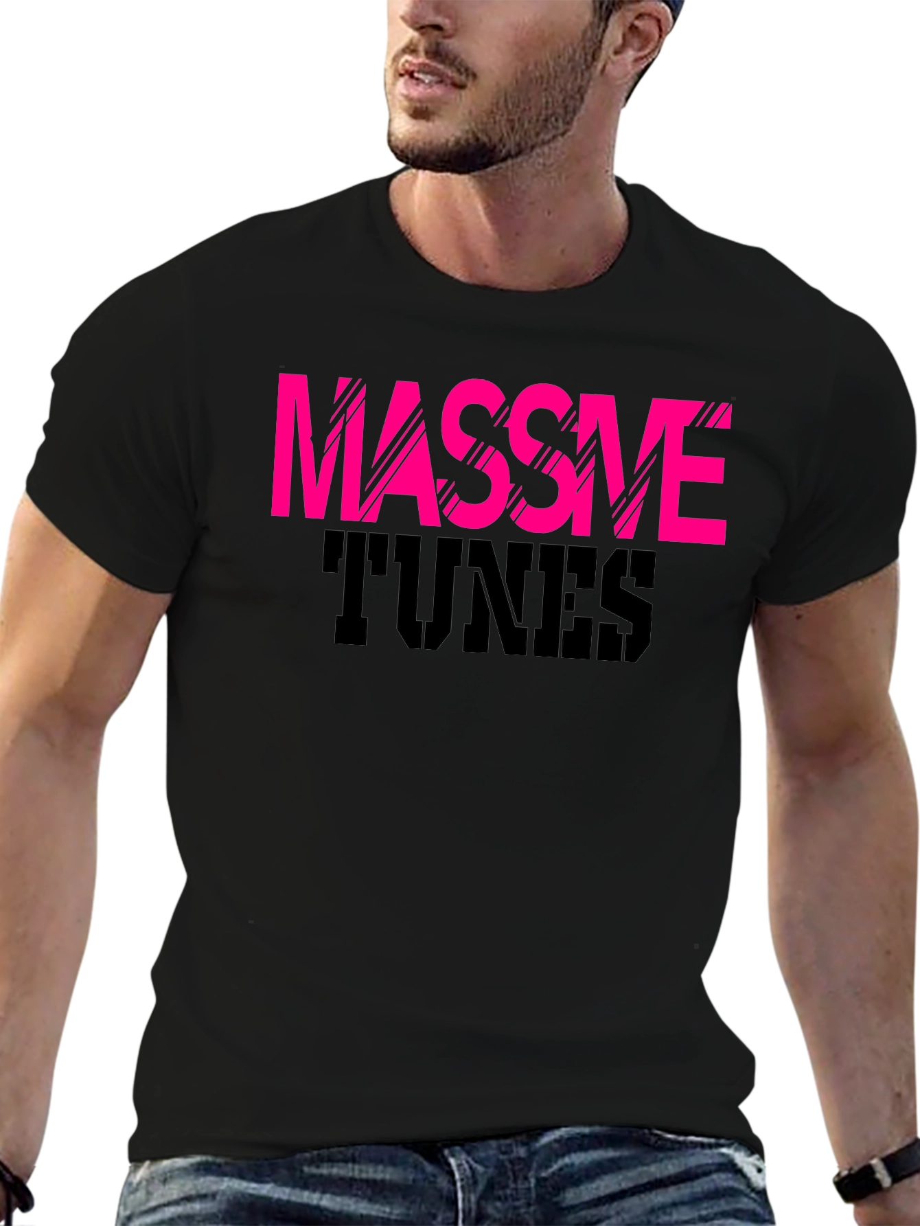 Massive Tunes Graphic Tee - Black