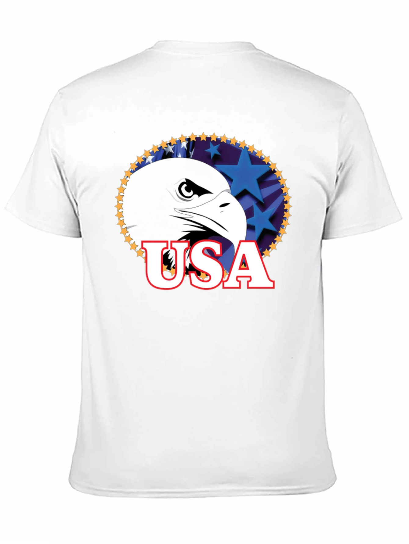 Patriotic USA Eagle Graphic T-Shirt