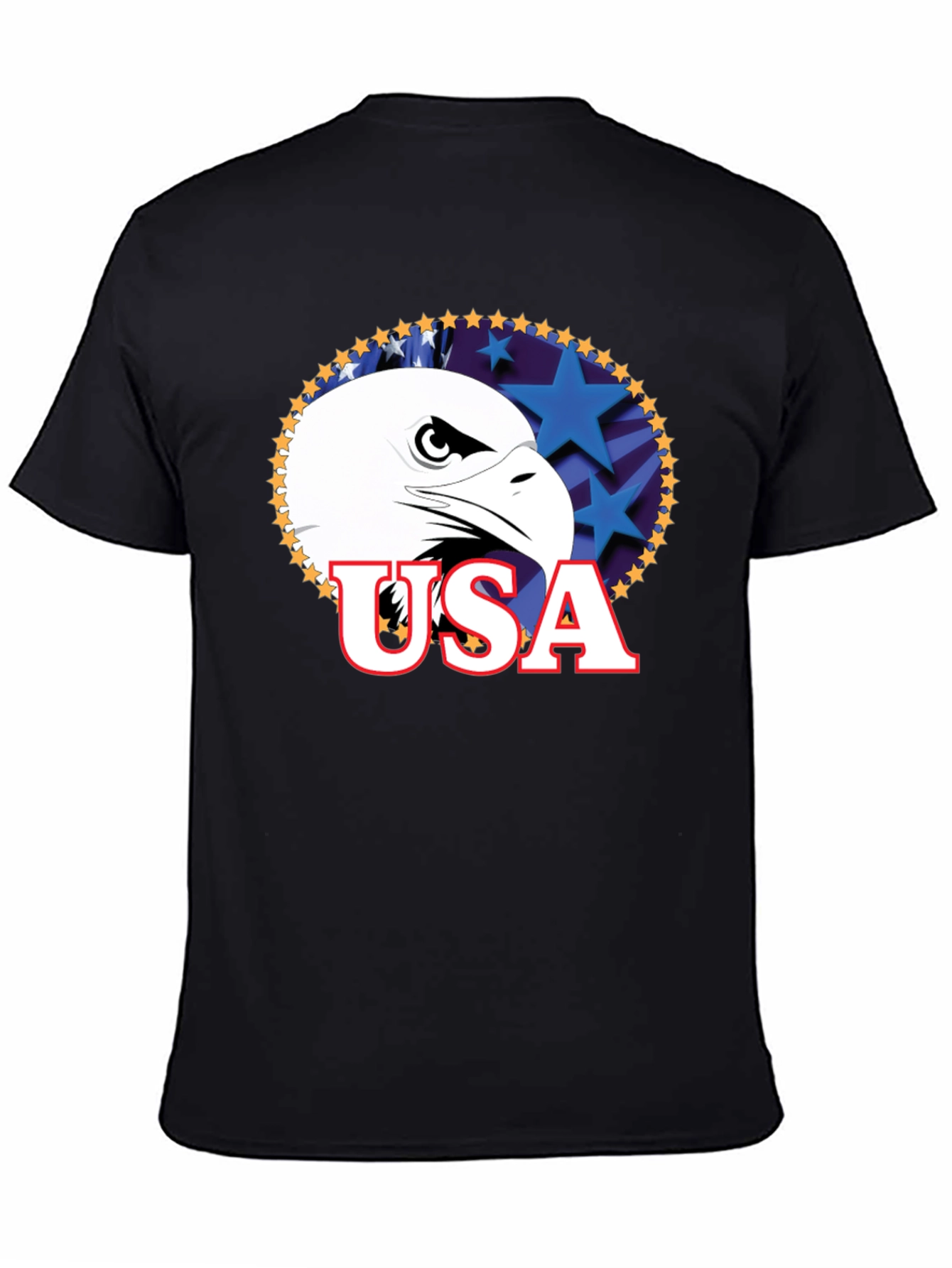 Patriotic USA Eagle Graphic T-Shirt