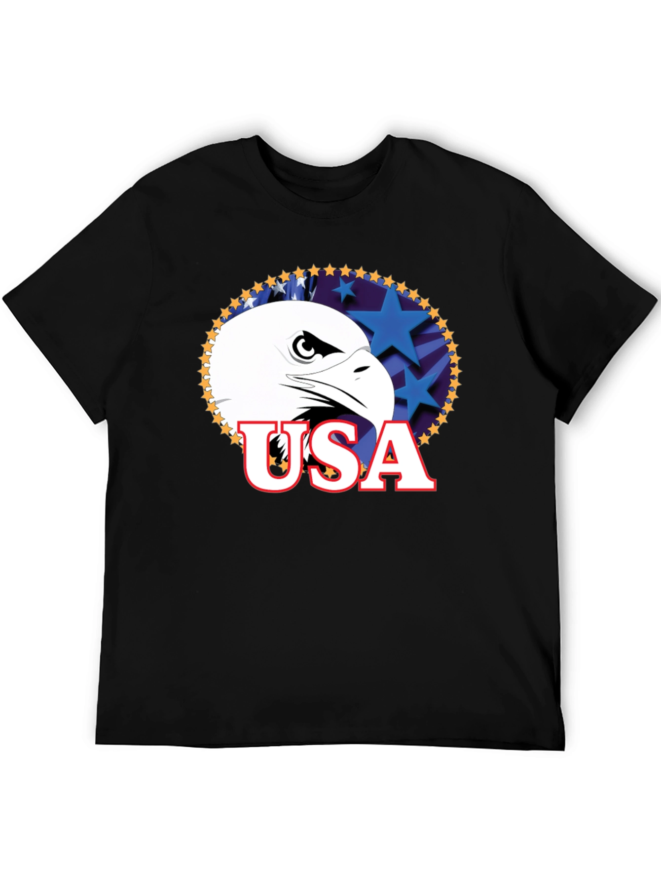 Patriotic USA Eagle Graphic T-Shirt