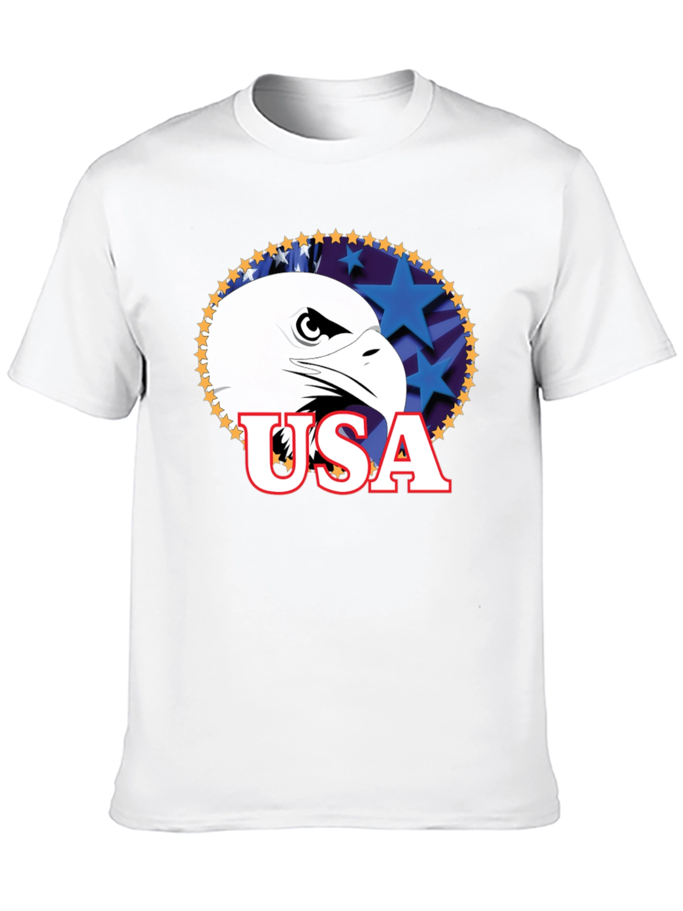 Patriotic USA Eagle Graphic T-Shirt