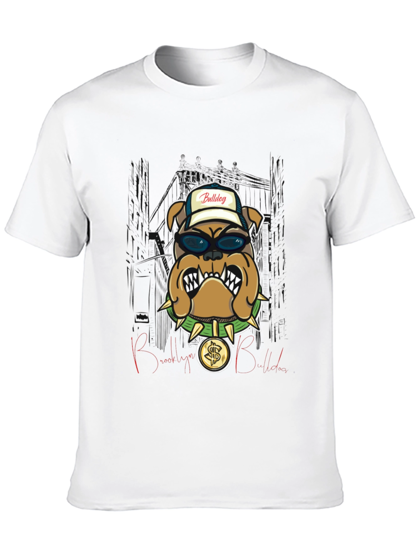 Brooklyn Bulldog T-Shirt - Cool Graphic Tee