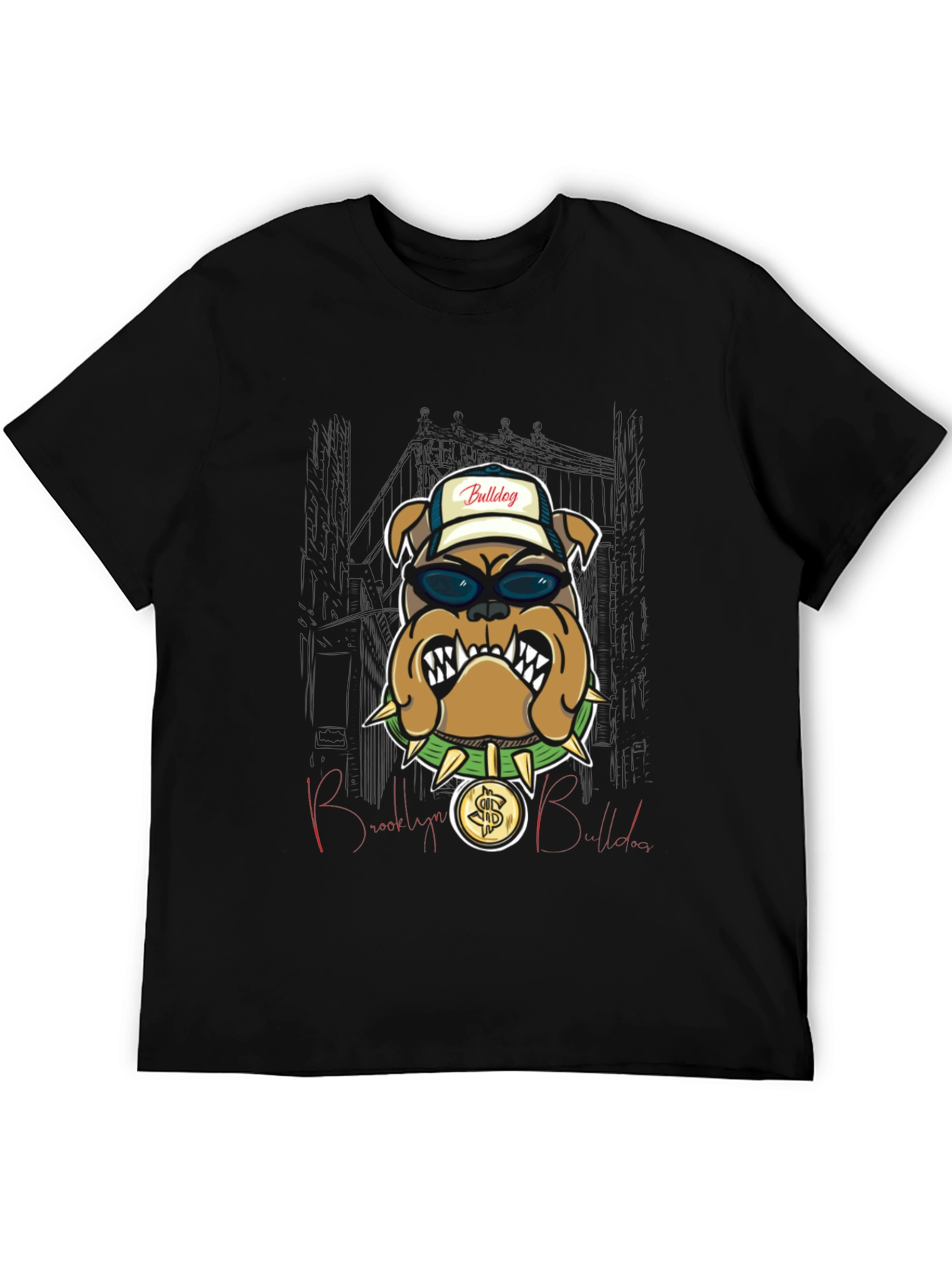 Brooklyn Bulldog T-Shirt - Cool Graphic Tee