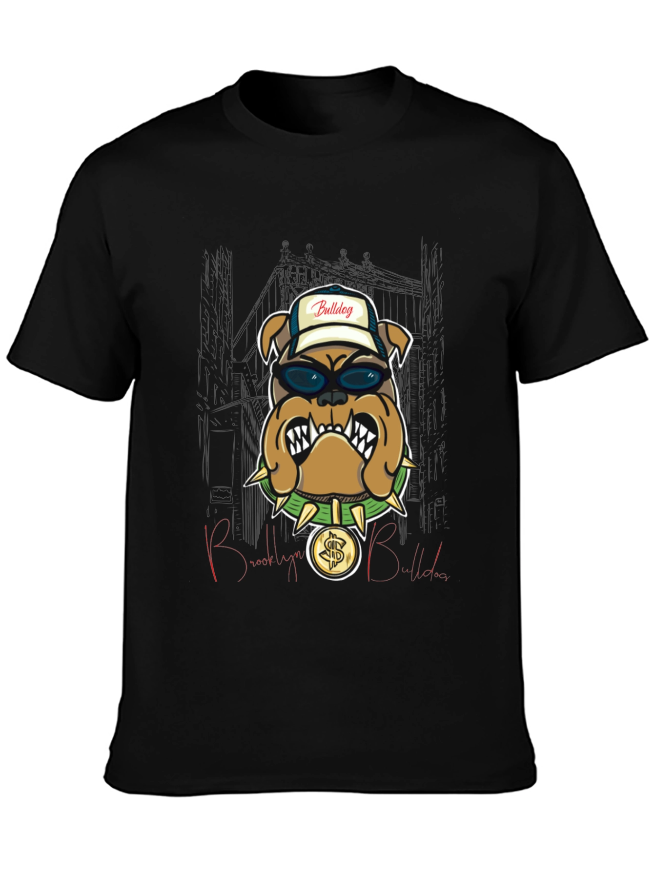Brooklyn Bulldog T-Shirt - Cool Graphic Tee