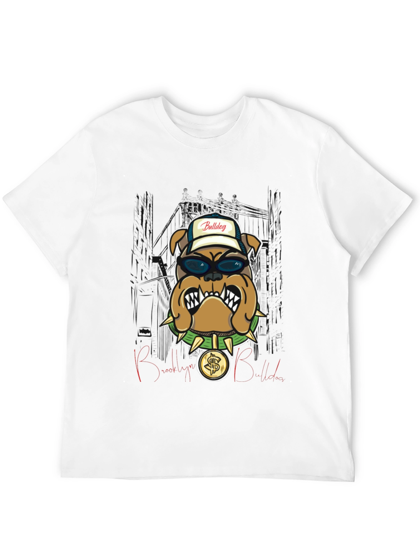 Brooklyn Bulldog T-Shirt - Cool Graphic Tee