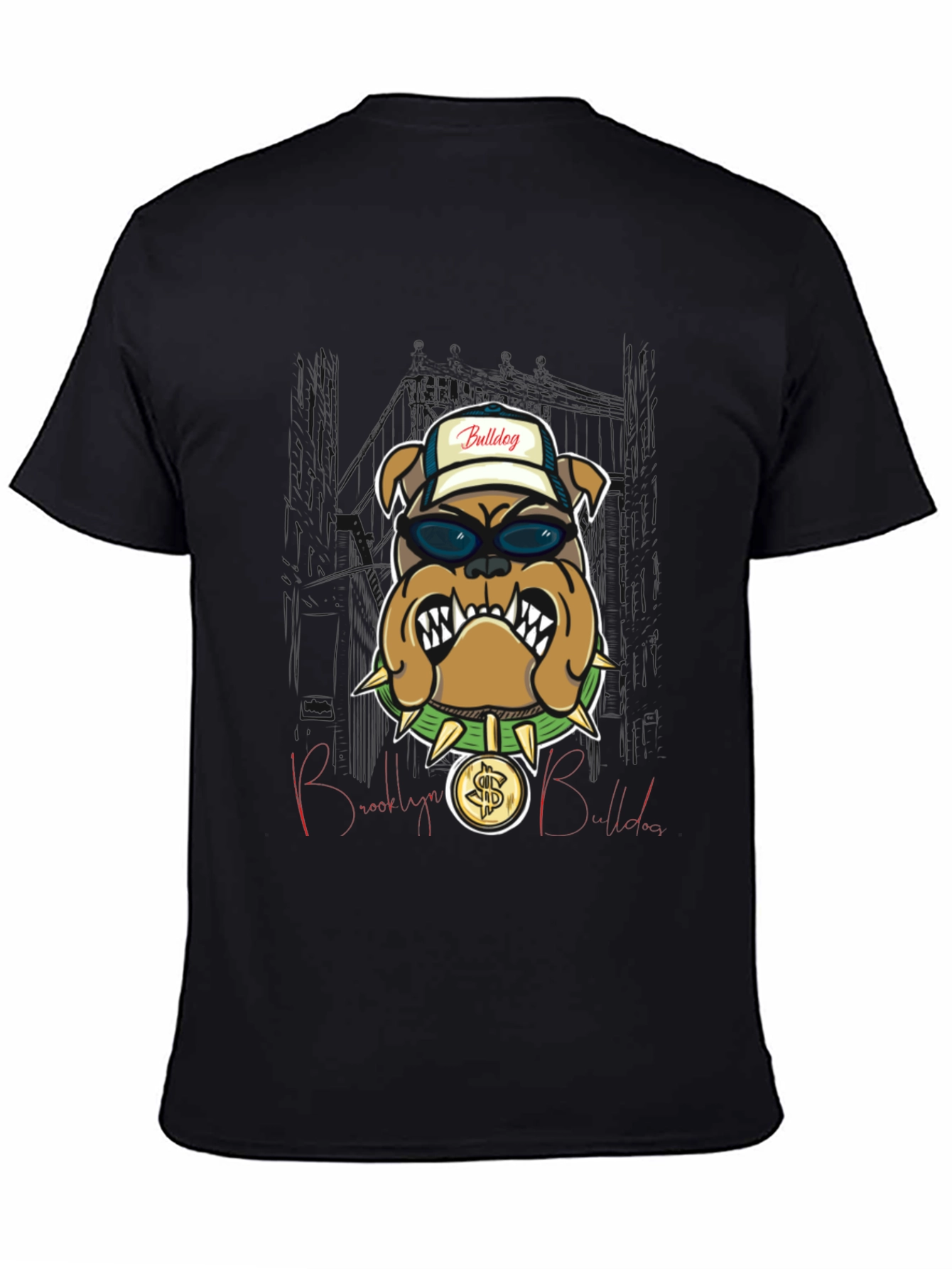 Brooklyn Bulldog T-Shirt - Cool Graphic Tee