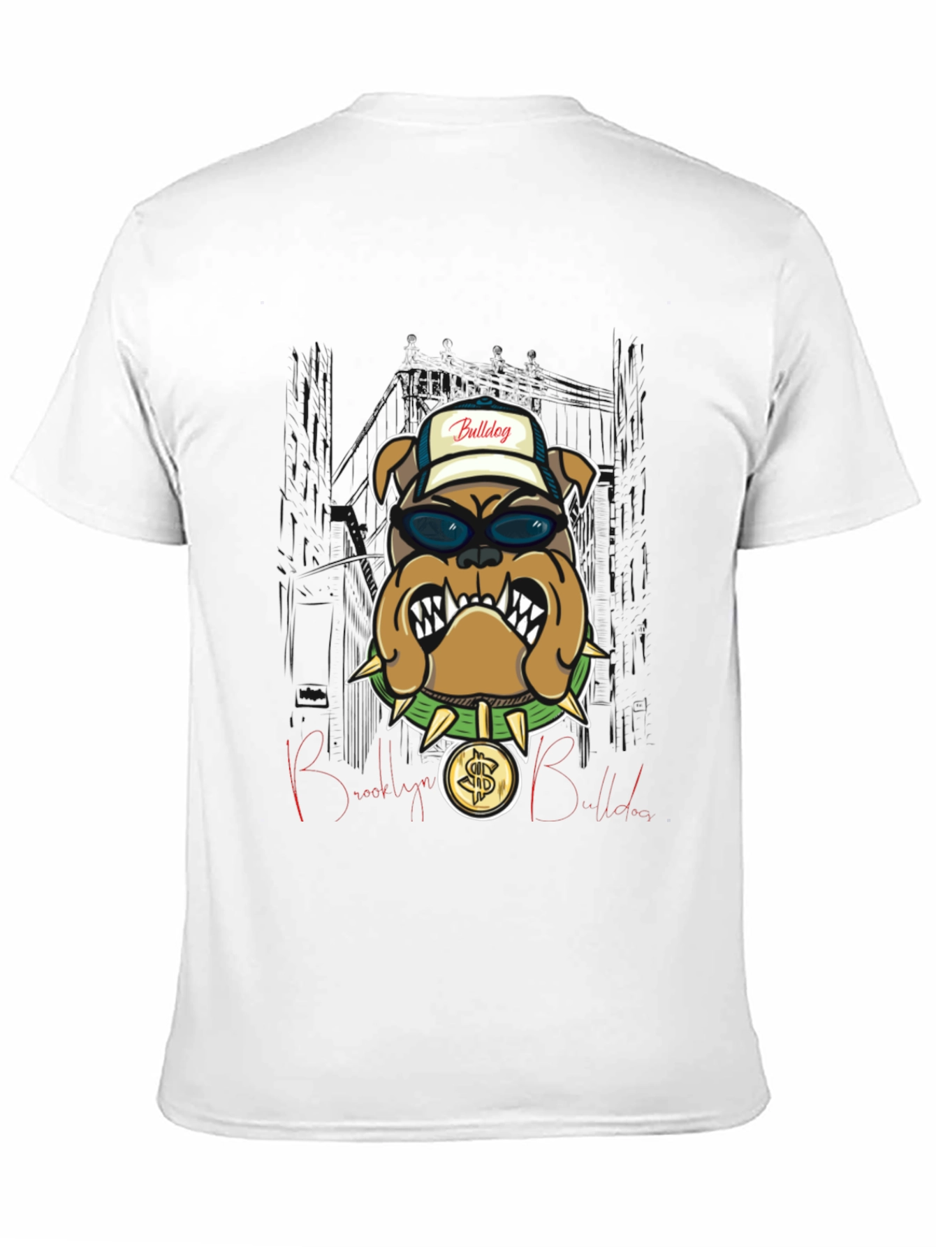 Brooklyn Bulldog T-Shirt - Cool Graphic Tee