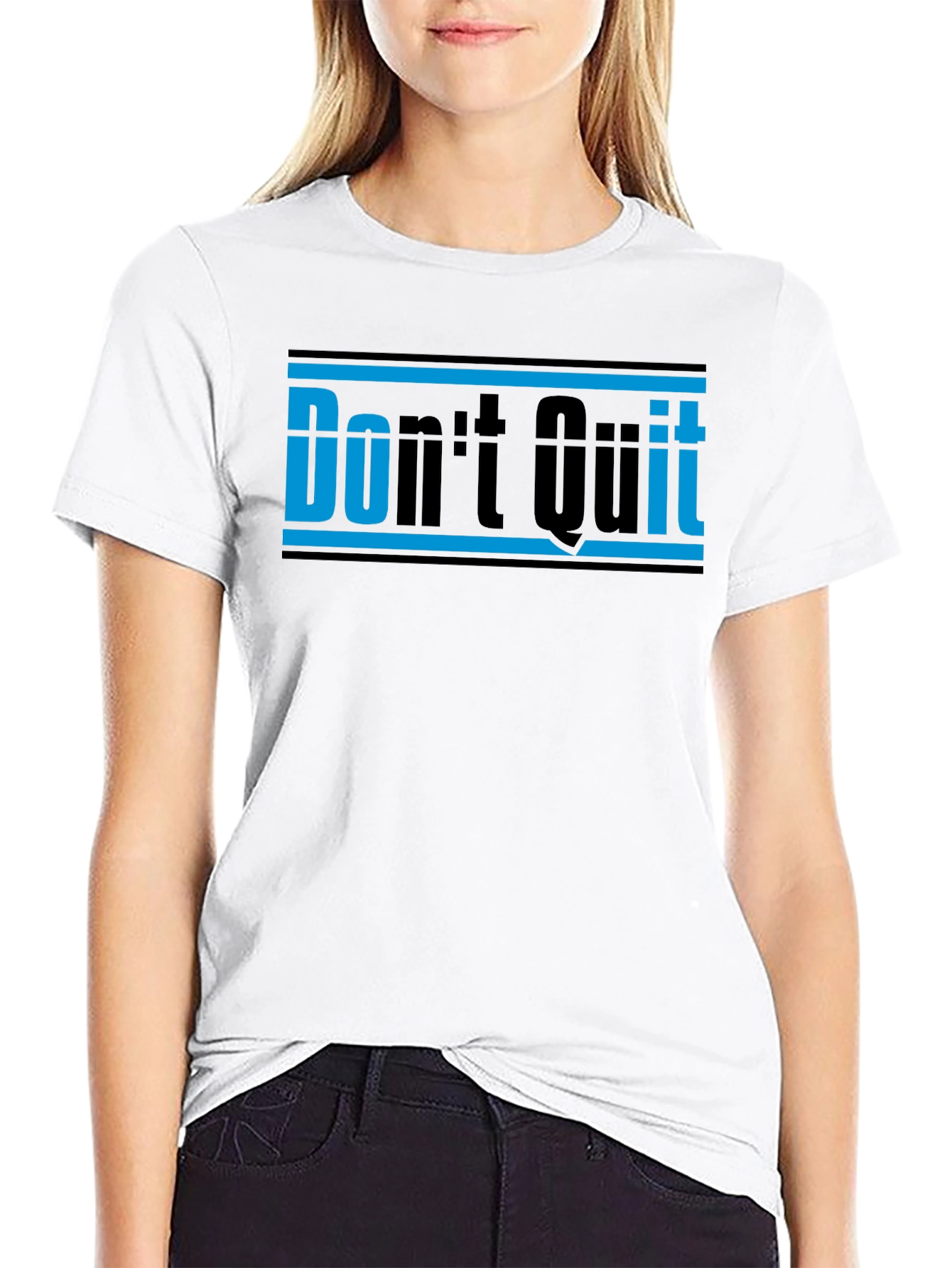 Dont Quit Motivational Graphic Tee