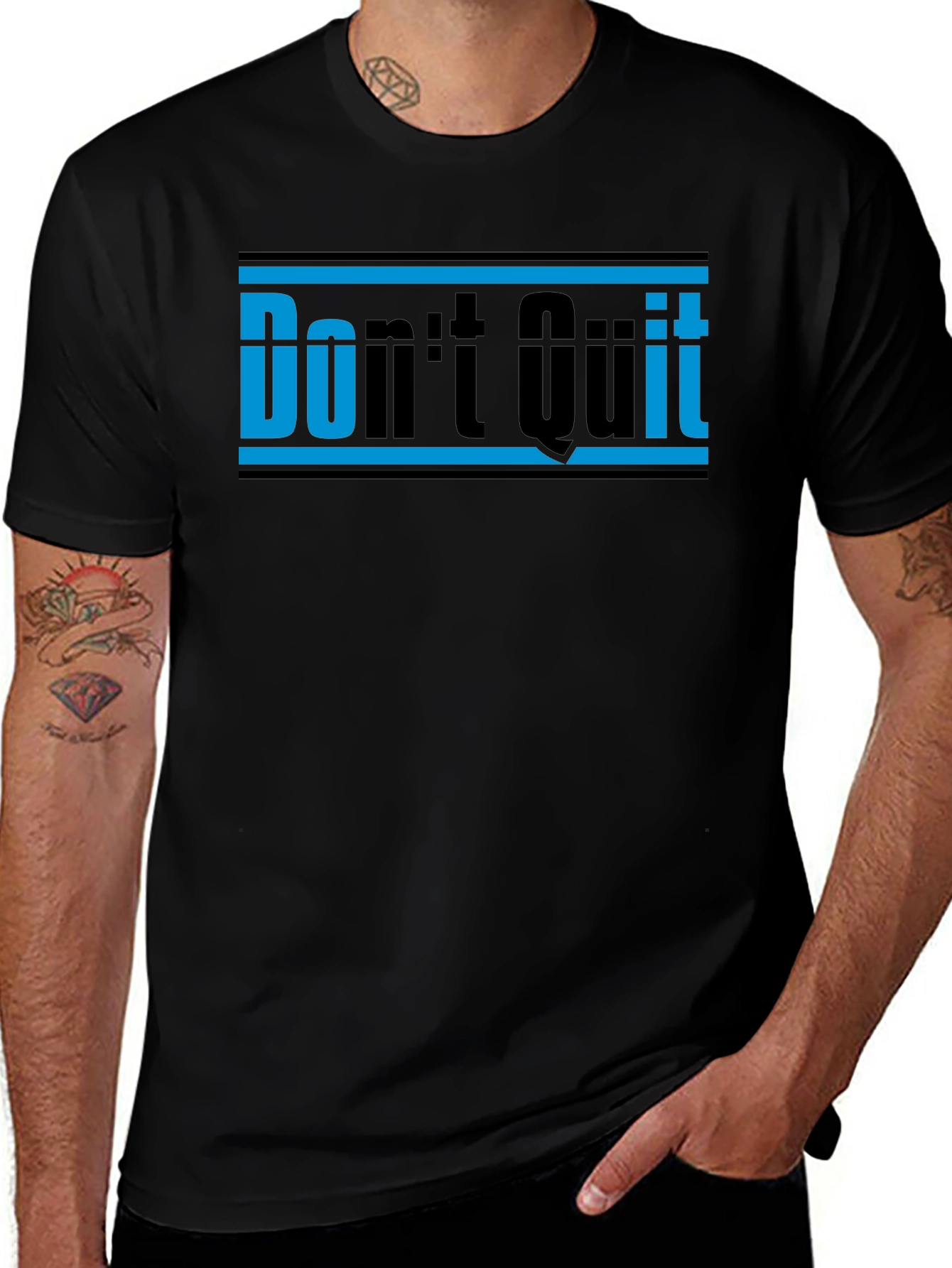 Dont Quit Motivational Graphic Tee