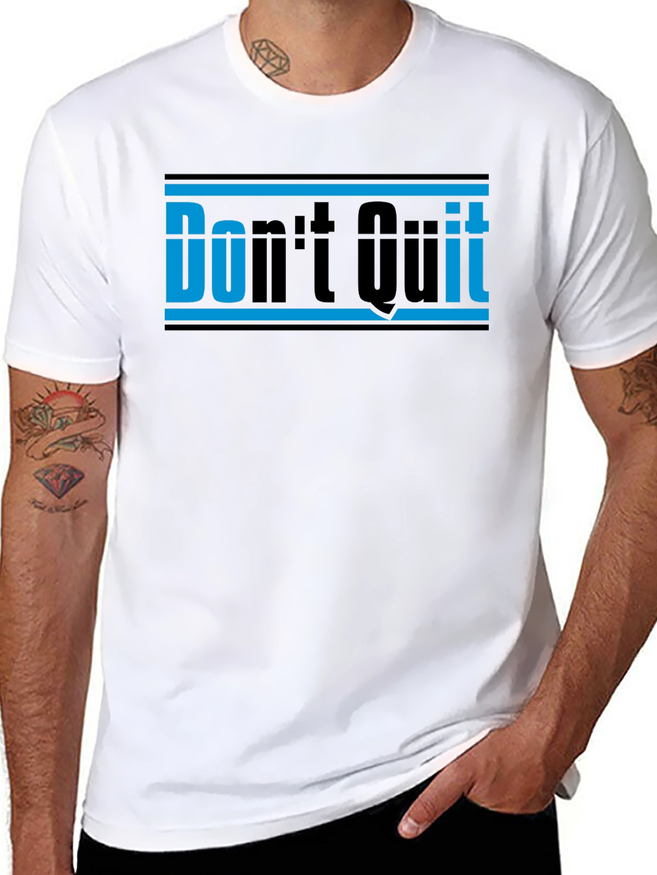 Dont Quit Motivational Graphic Tee