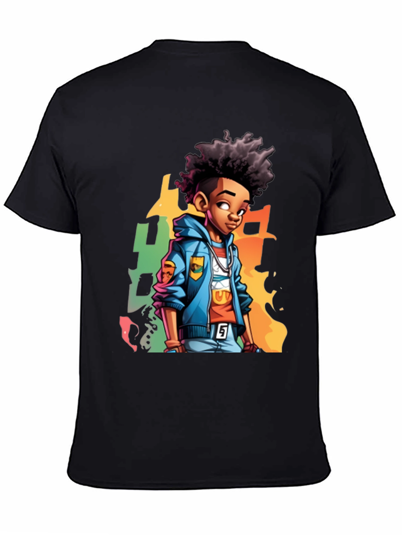 Cartoon Style Graphic Tee - Urban Cool