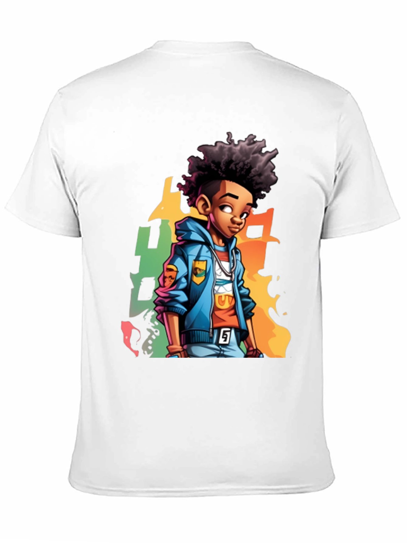 Cartoon Style Graphic Tee - Urban Cool