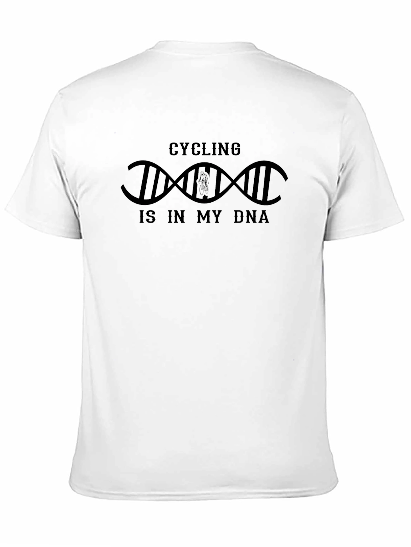 Cycling DNA Graphic Tee - Black