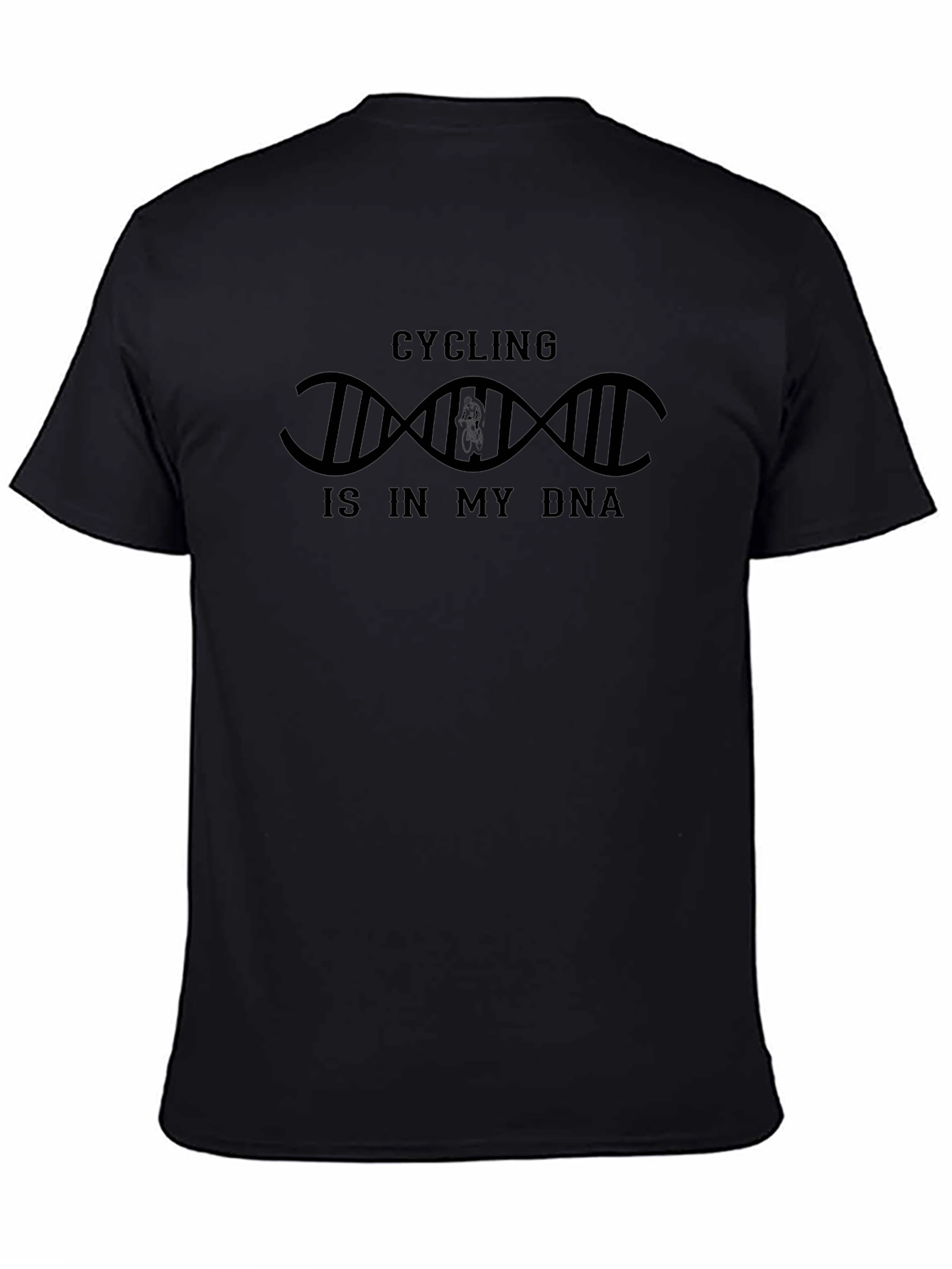 Cycling DNA Graphic Tee - Black