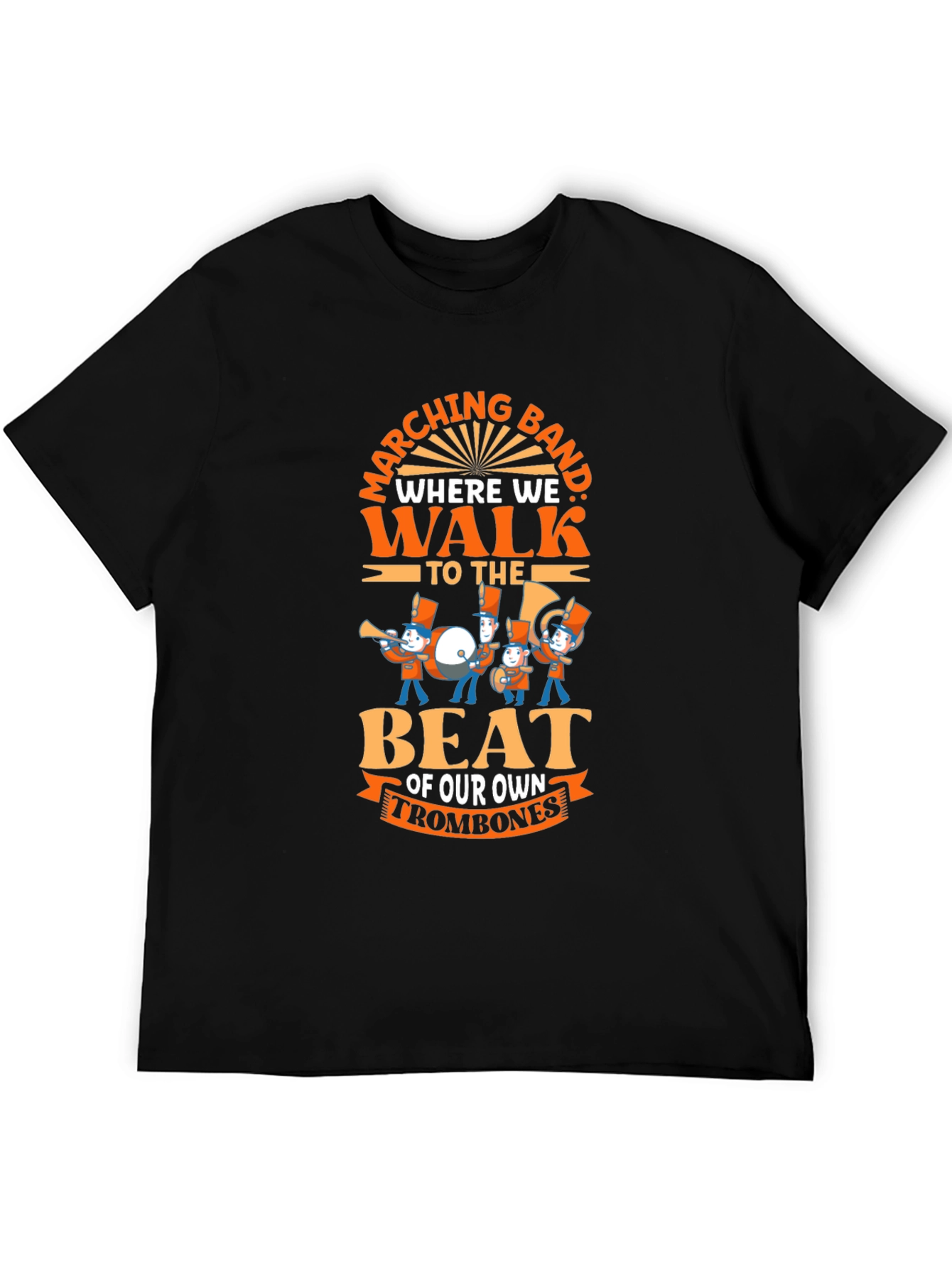 Marching Band T-Shirt - Trombone Player Tee